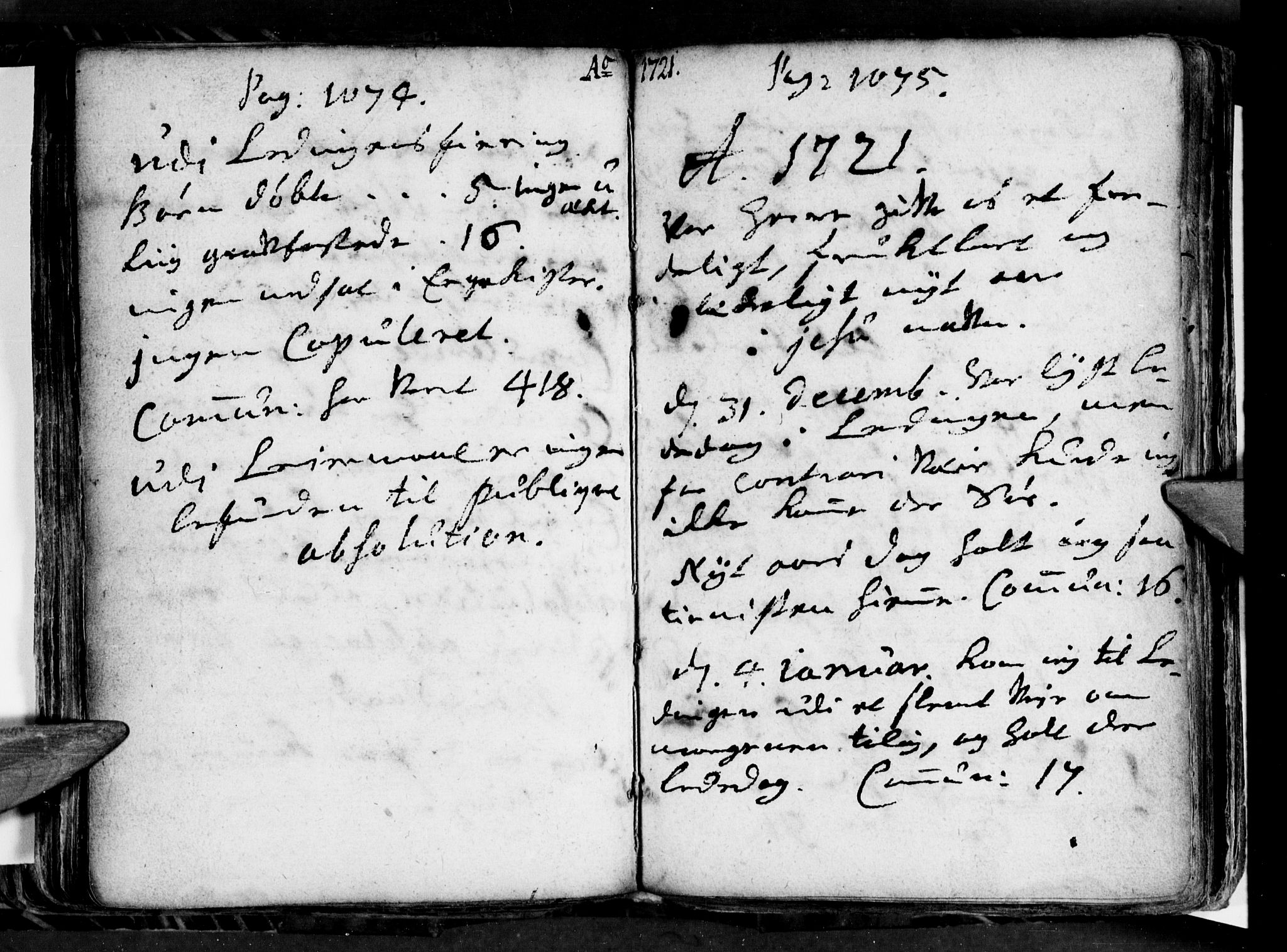 Ministerialprotokoller, klokkerbøker og fødselsregistre - Nordland, AV/SAT-A-1459/855/L0794: Parish register (official) no. 855A02, 1713-1727, p. 1074-1075