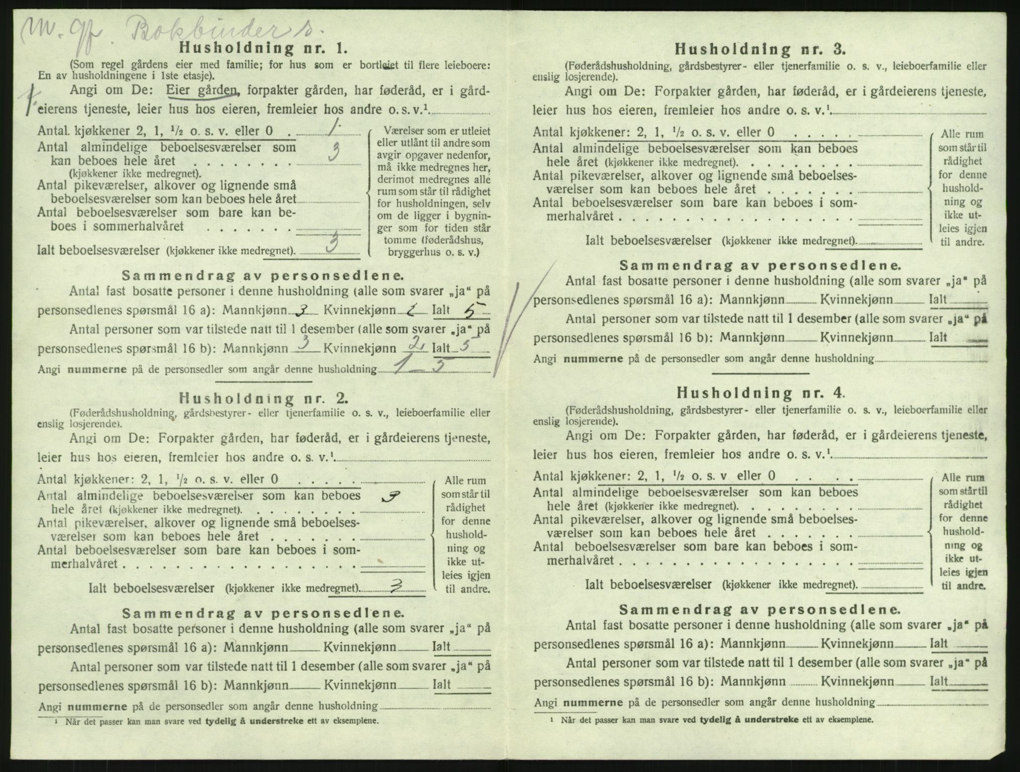 SAKO, 1920 census for Hedrum, 1920, p. 270