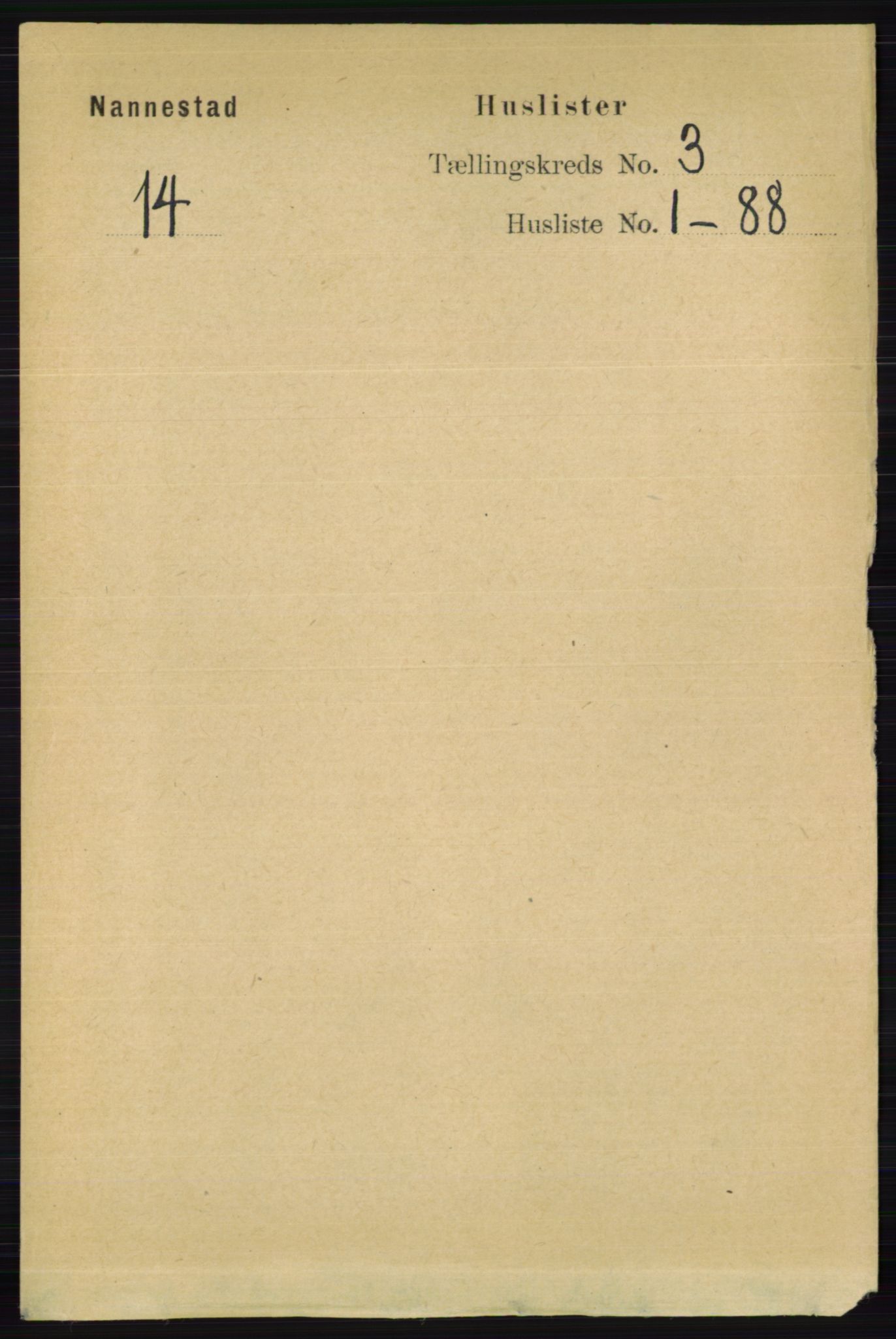 RA, 1891 census for 0238 Nannestad, 1891, p. 1374