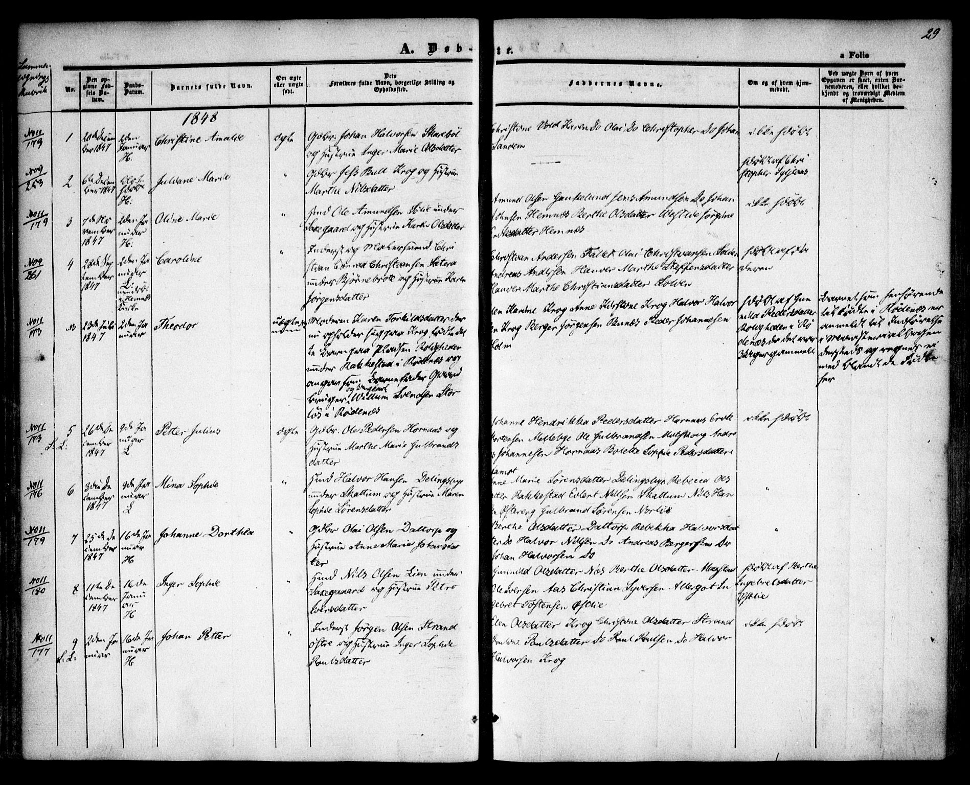 Høland prestekontor Kirkebøker, AV/SAO-A-10346a/F/Fa/L0009: Parish register (official) no. I 9, 1846-1853, p. 29