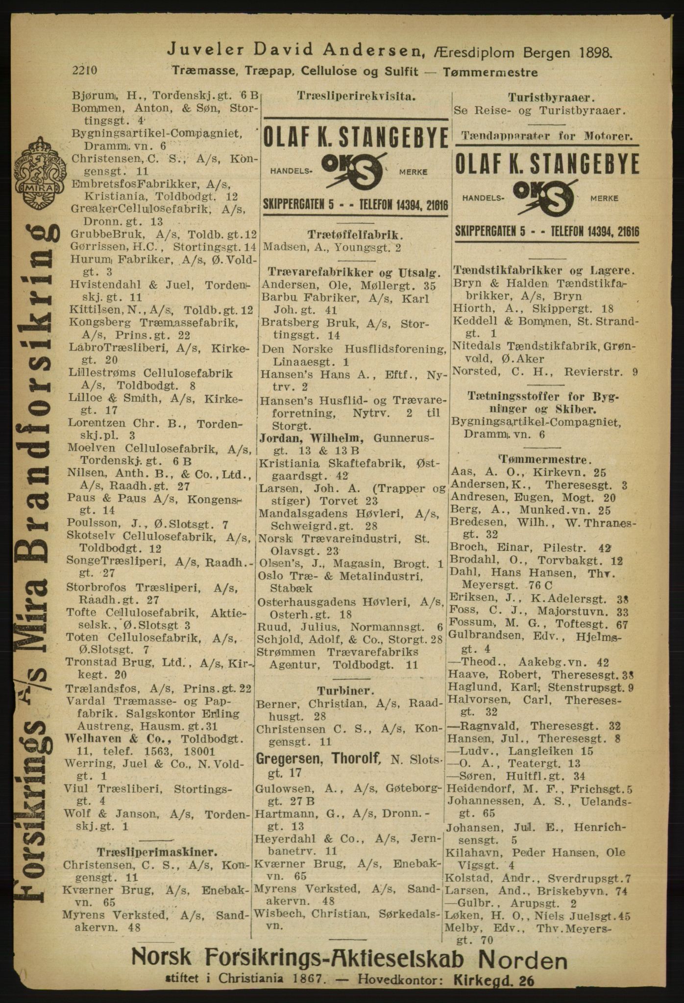 Kristiania/Oslo adressebok, PUBL/-, 1918, p. 2363