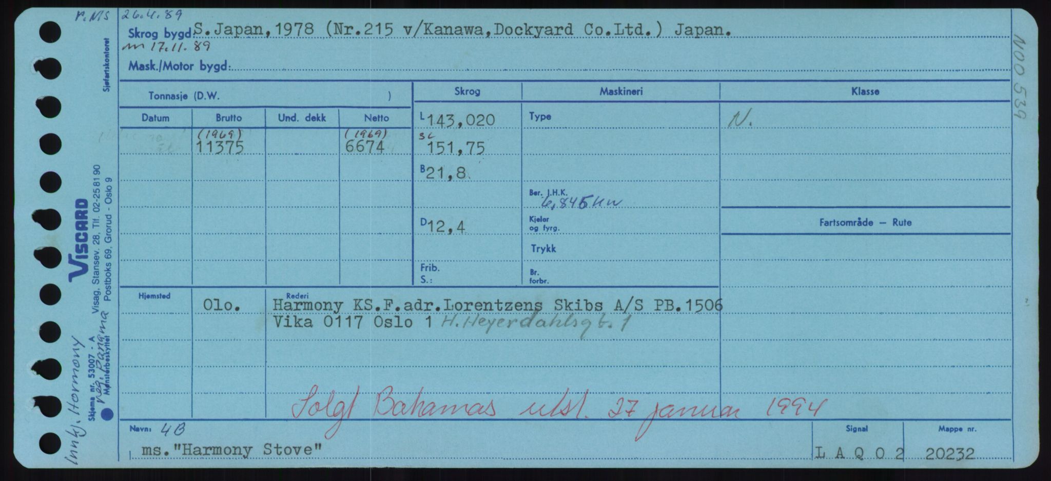 Sjøfartsdirektoratet med forløpere, Skipsmålingen, RA/S-1627/H/Hd/L0014: Fartøy, H-Havl, p. 345