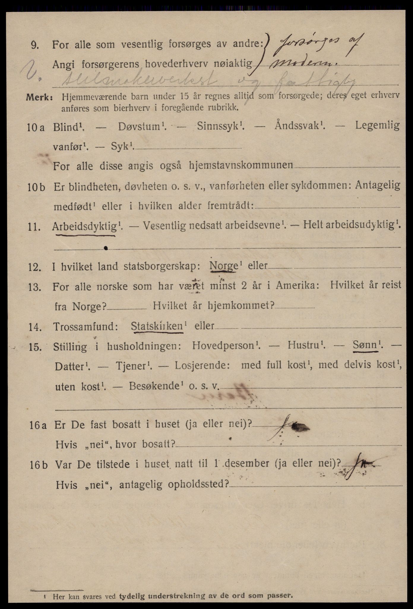 SAT, 1920 census for Ålesund, 1920, p. 26229