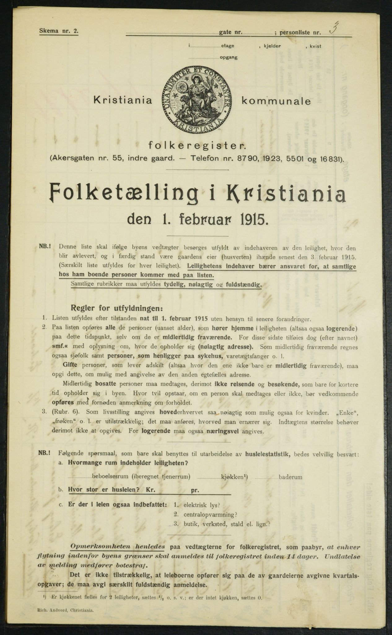 OBA, Municipal Census 1915 for Kristiania, 1915, p. 67783