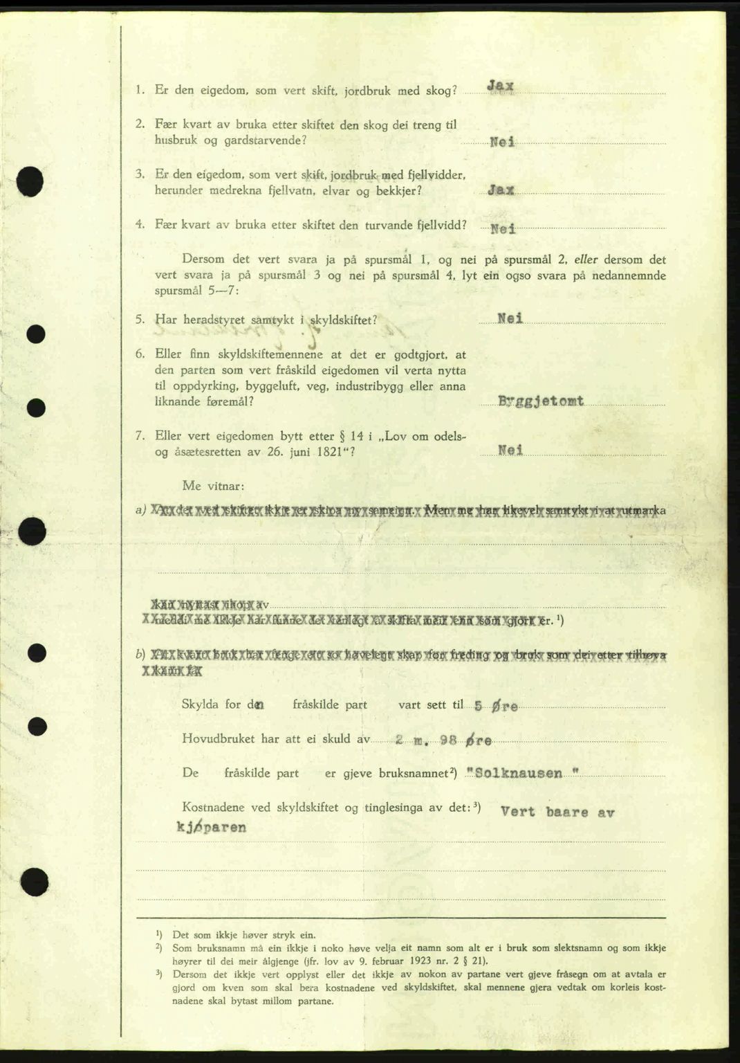 Sunnhordland sorenskrivar, AV/SAB-A-2401: Mortgage book no. A77, 1945-1945, Diary no: : 682/1945