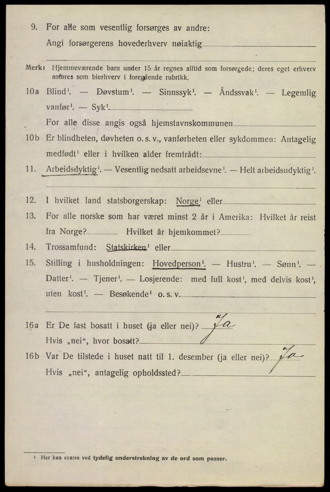 SAKO, 1920 census for Lier, 1920, p. 14801