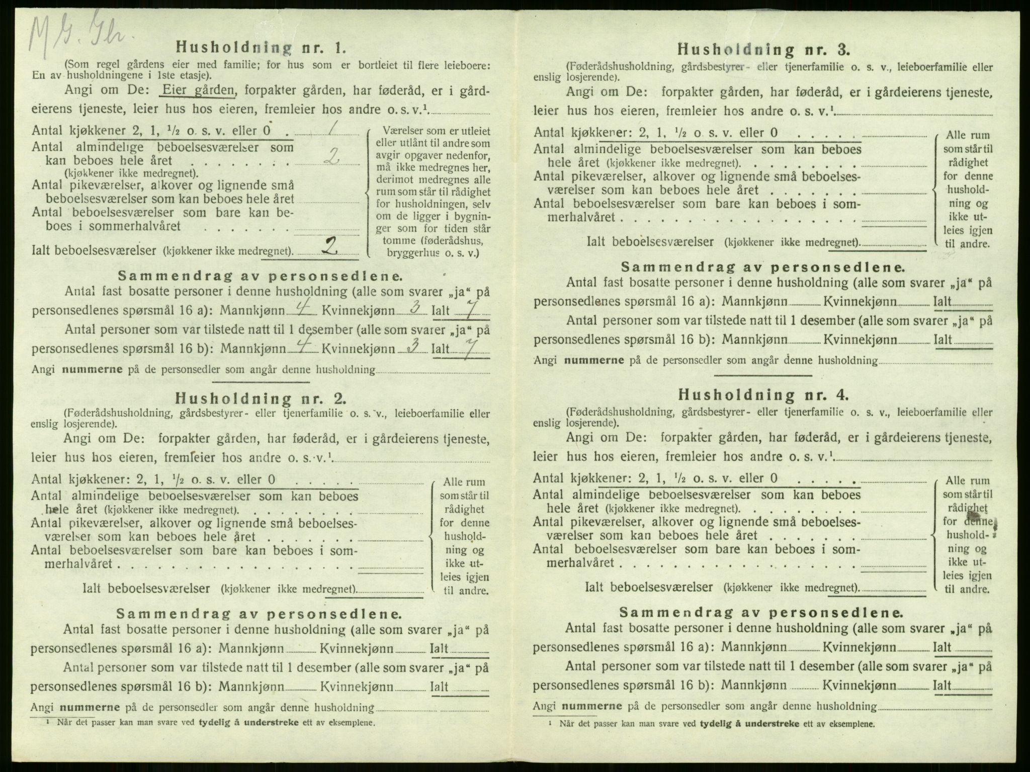 SAKO, 1920 census for Våle, 1920, p. 60
