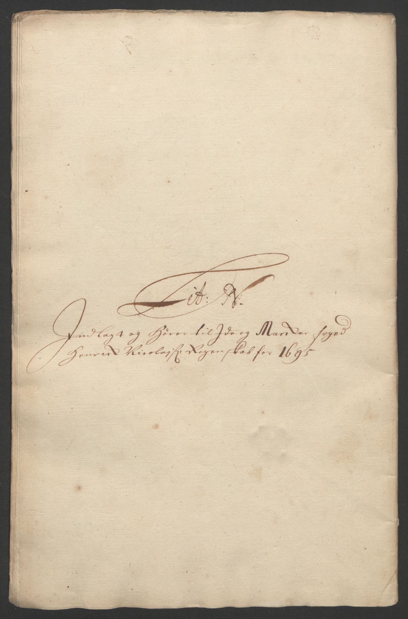 Rentekammeret inntil 1814, Reviderte regnskaper, Fogderegnskap, AV/RA-EA-4092/R01/L0012: Fogderegnskap Idd og Marker, 1694-1695, p. 282