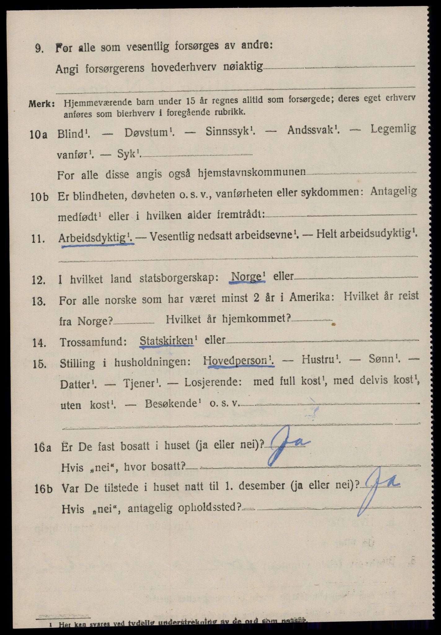 SAT, 1920 census for Stangvik, 1920, p. 4781