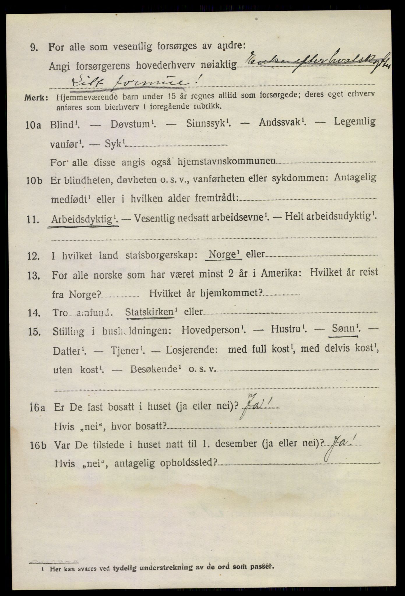 SAKO, 1920 census for Nøtterøy, 1920, p. 10418