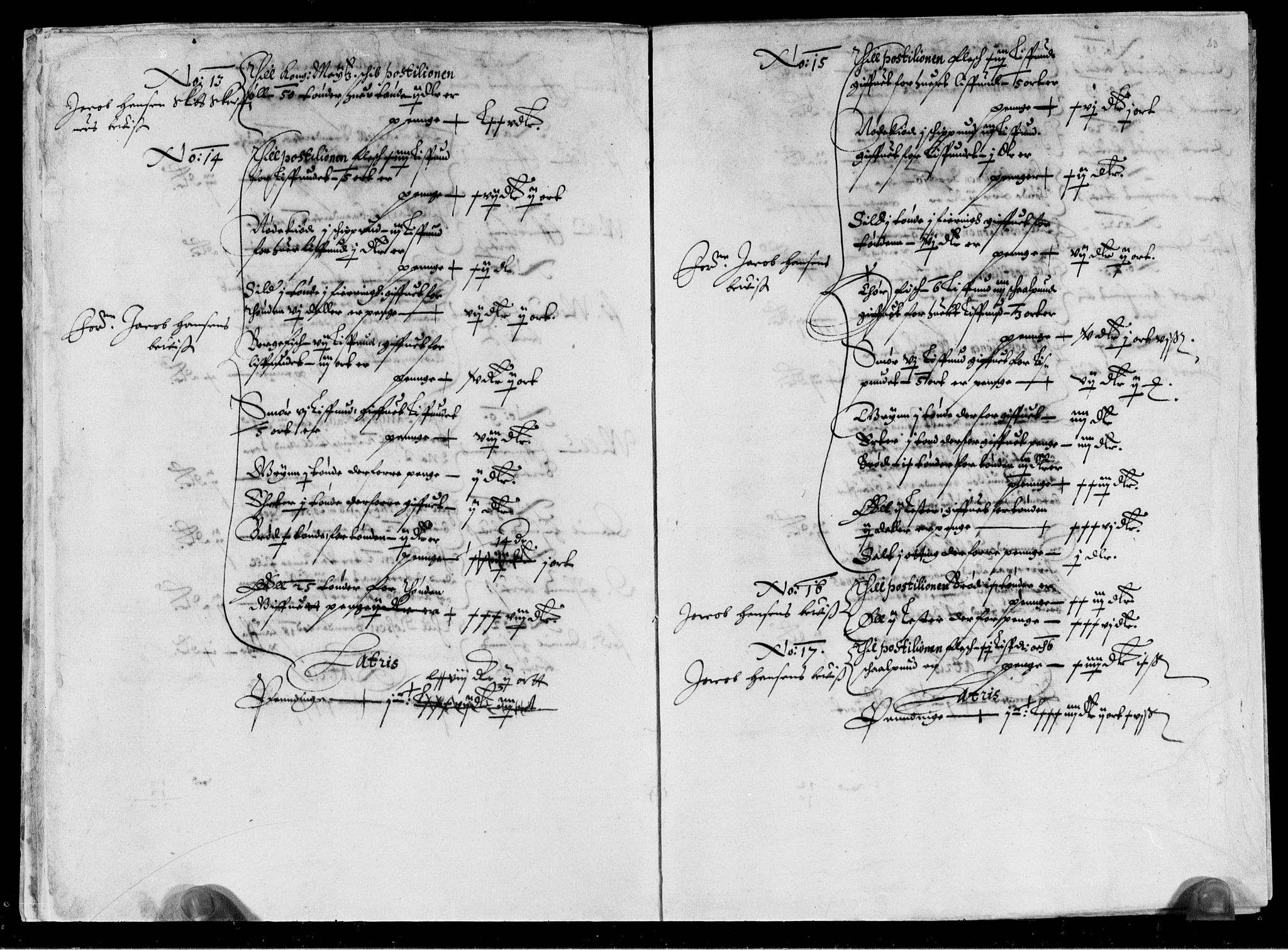 Rentekammeret inntil 1814, Reviderte regnskaper, Lensregnskaper, AV/RA-EA-5023/R/Rb/Rbq/L0023: Nedenes len. Mandals len. Råbyggelag., 1633-1635