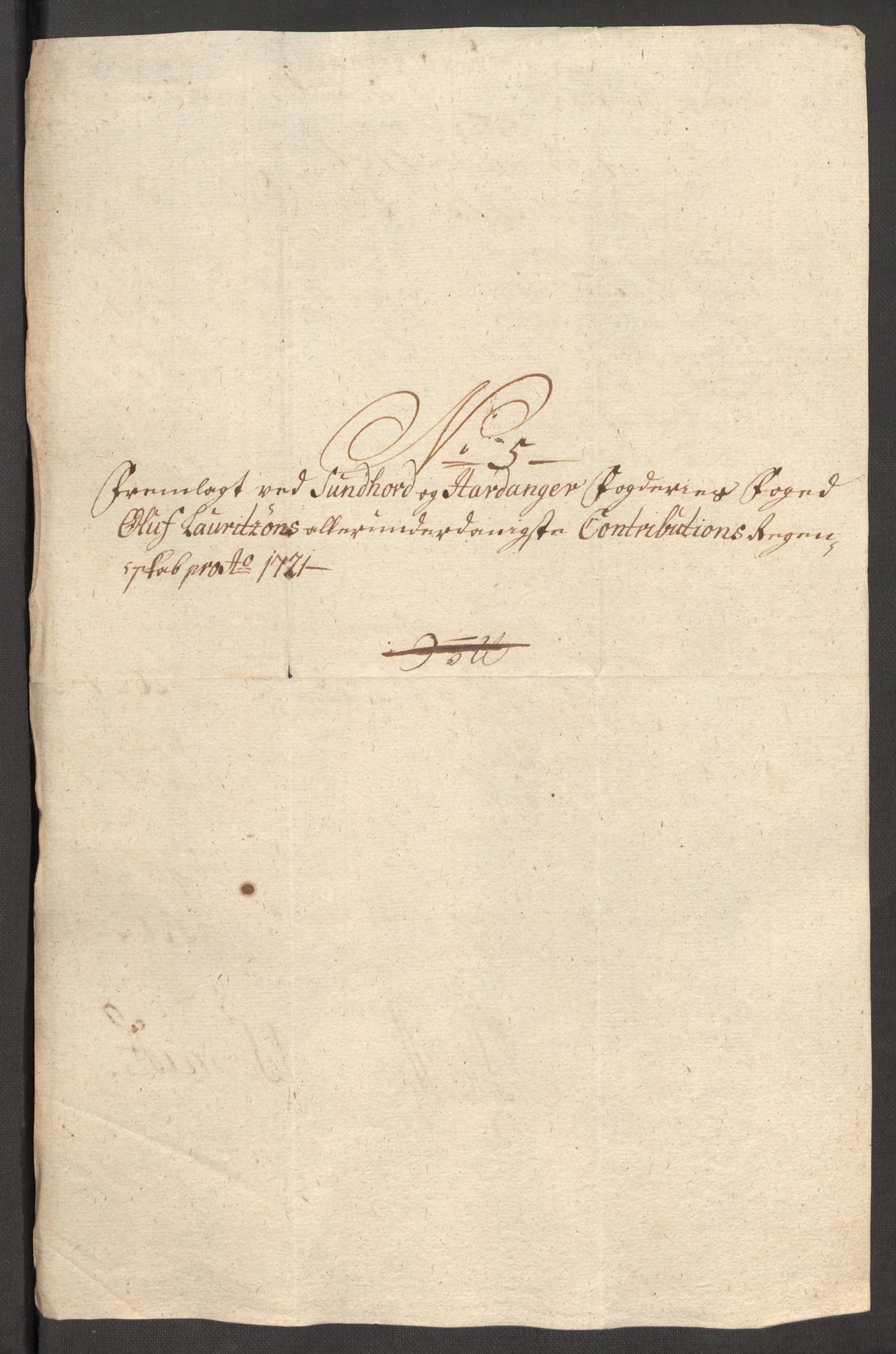 Rentekammeret inntil 1814, Reviderte regnskaper, Fogderegnskap, AV/RA-EA-4092/R48/L3000: Fogderegnskap Sunnhordland og Hardanger, 1721, p. 97