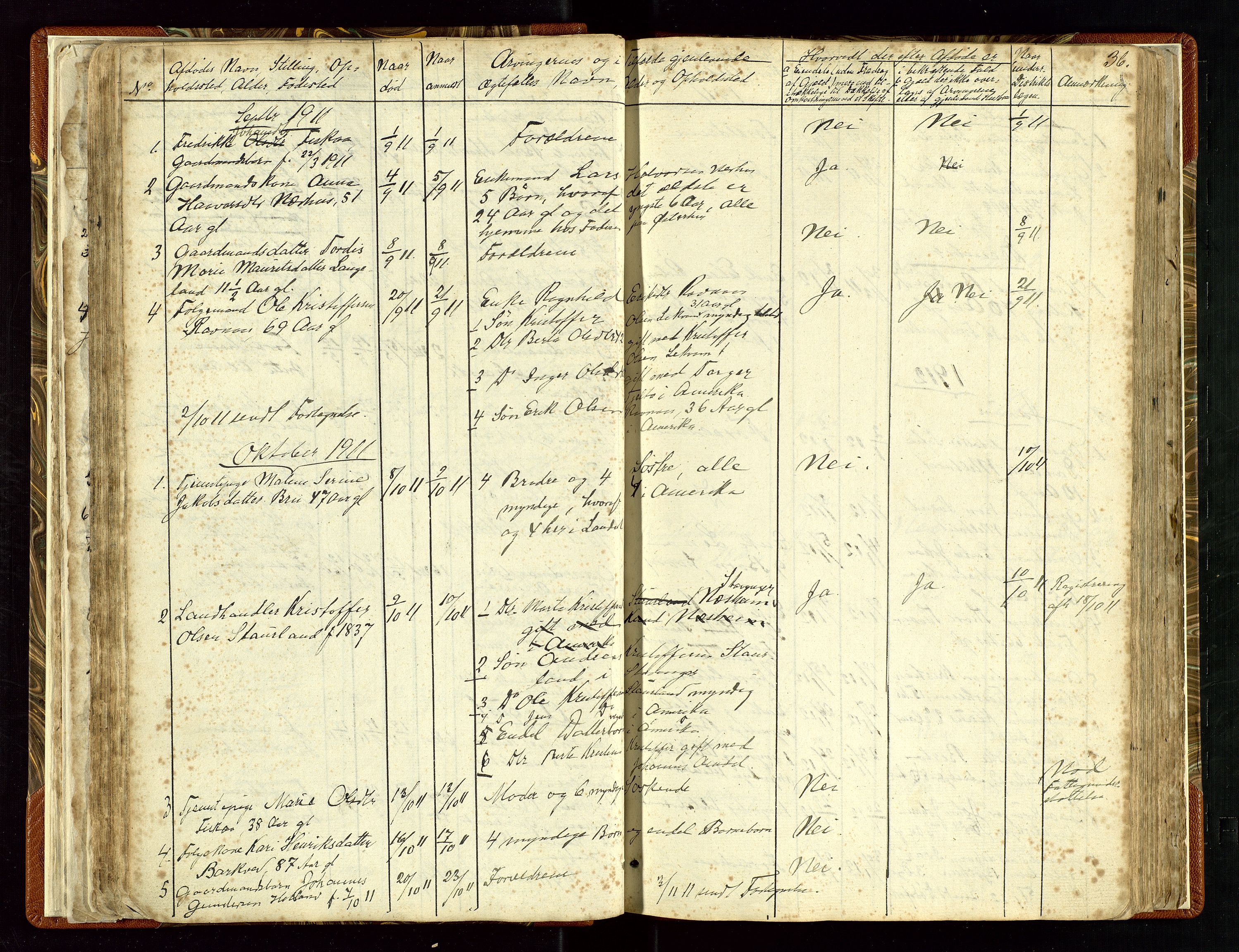 Strand og Forsand lensmannskontor, AV/SAST-A-100451/Gga/L0002: Dødsfallsprotokoll, 1886-1932, p. 36