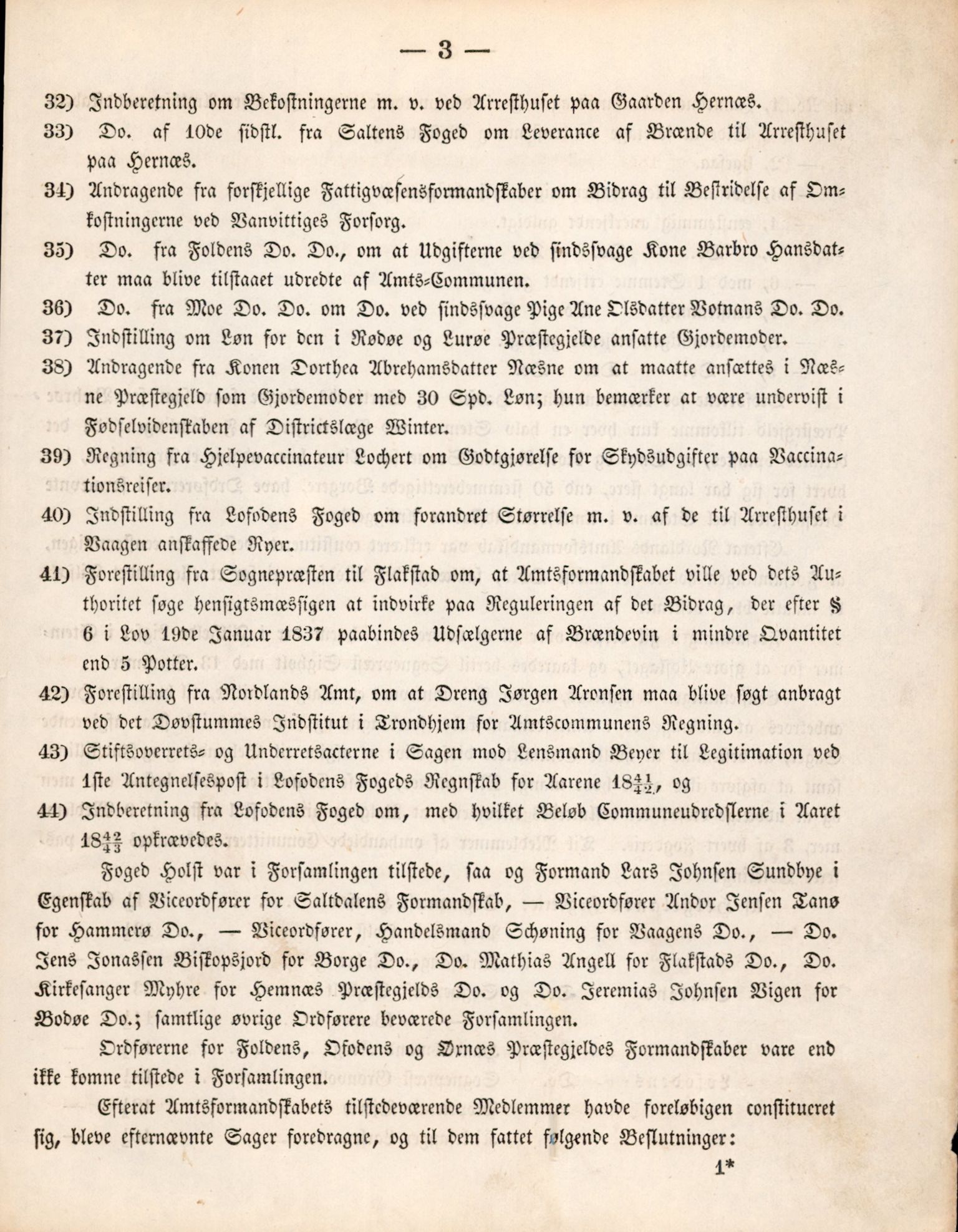 Nordland Fylkeskommune. Fylkestinget, AIN/NFK-17/176/A/Ac/L0002: Fylkestingsforhandlinger 1839-1848, 1839-1848