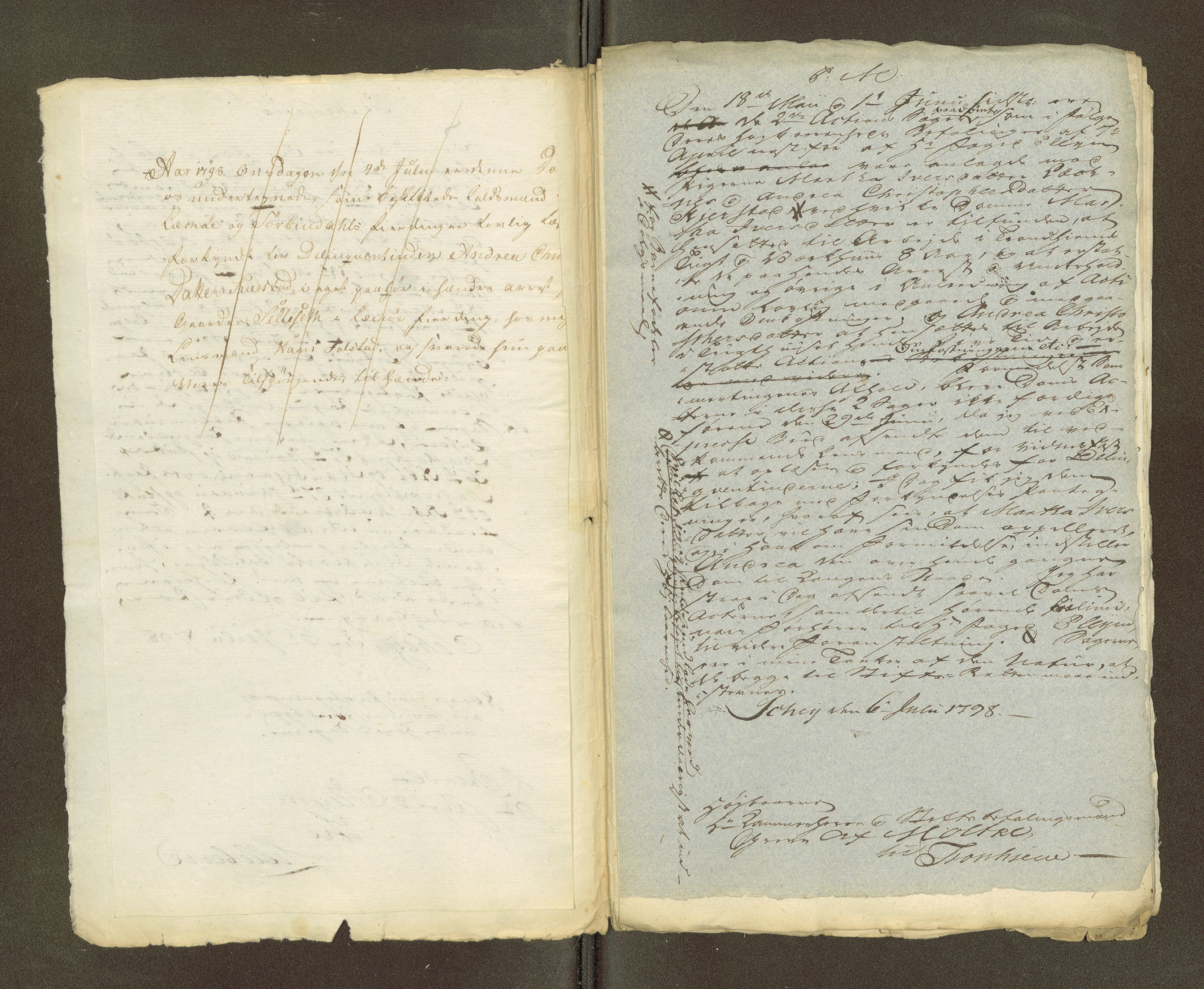 Namdal sorenskriveri, SAT/A-4133/1/1/1O/1Oa/L0007: Sivile og offentlige saker, 1798, p. 3