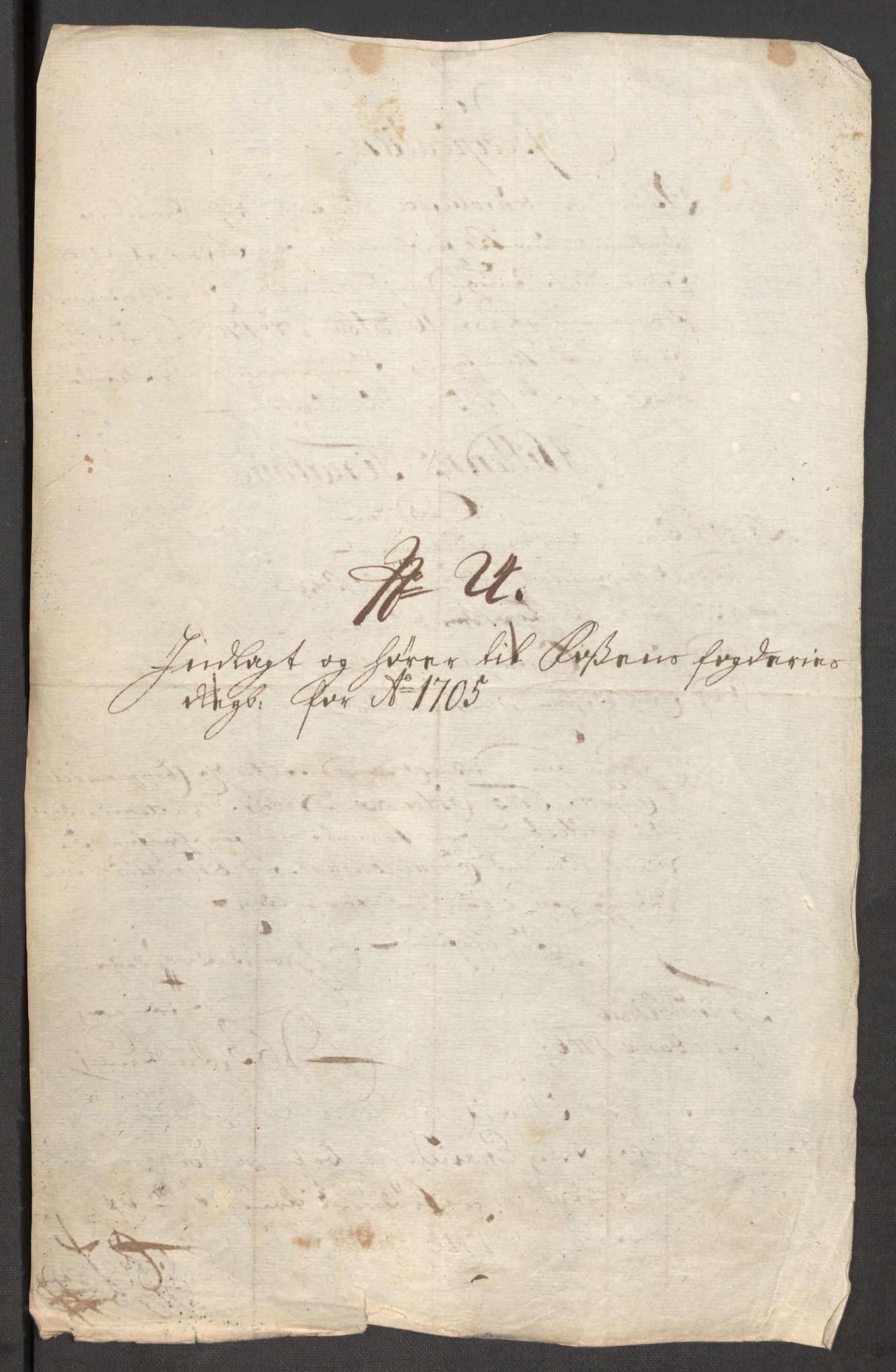 Rentekammeret inntil 1814, Reviderte regnskaper, Fogderegnskap, AV/RA-EA-4092/R57/L3856: Fogderegnskap Fosen, 1704-1705, p. 374