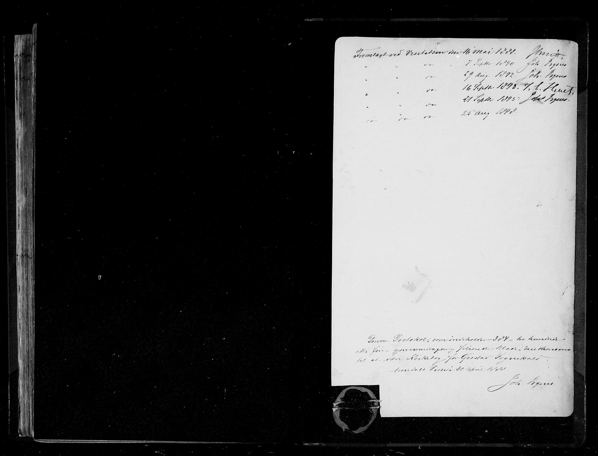 Øyestad sokneprestkontor, SAK/1111-0049/F/Fa/L0017: Parish register (official) no. A 17, 1887-1896