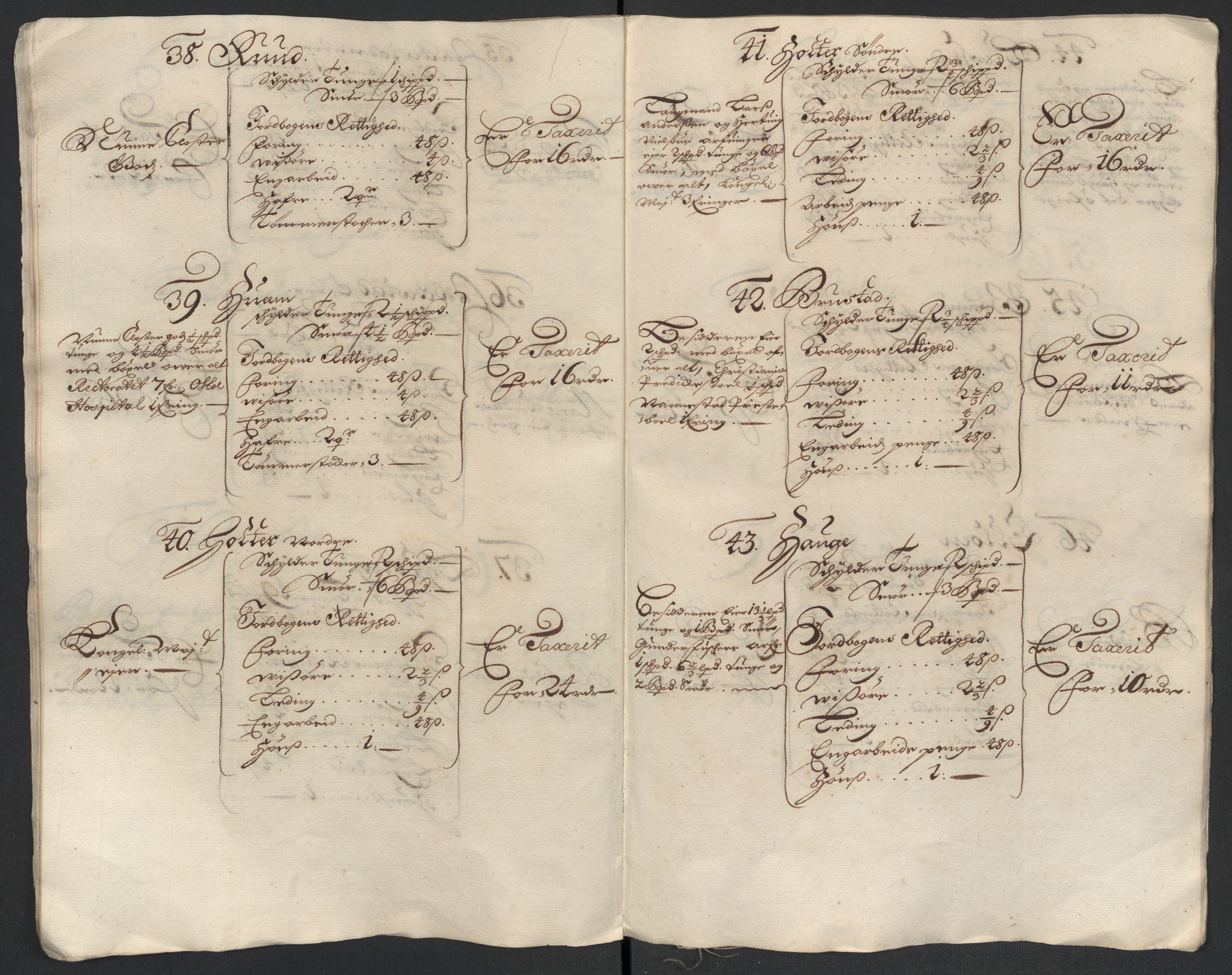 Rentekammeret inntil 1814, Reviderte regnskaper, Fogderegnskap, AV/RA-EA-4092/R12/L0710: Fogderegnskap Øvre Romerike, 1698, p. 296