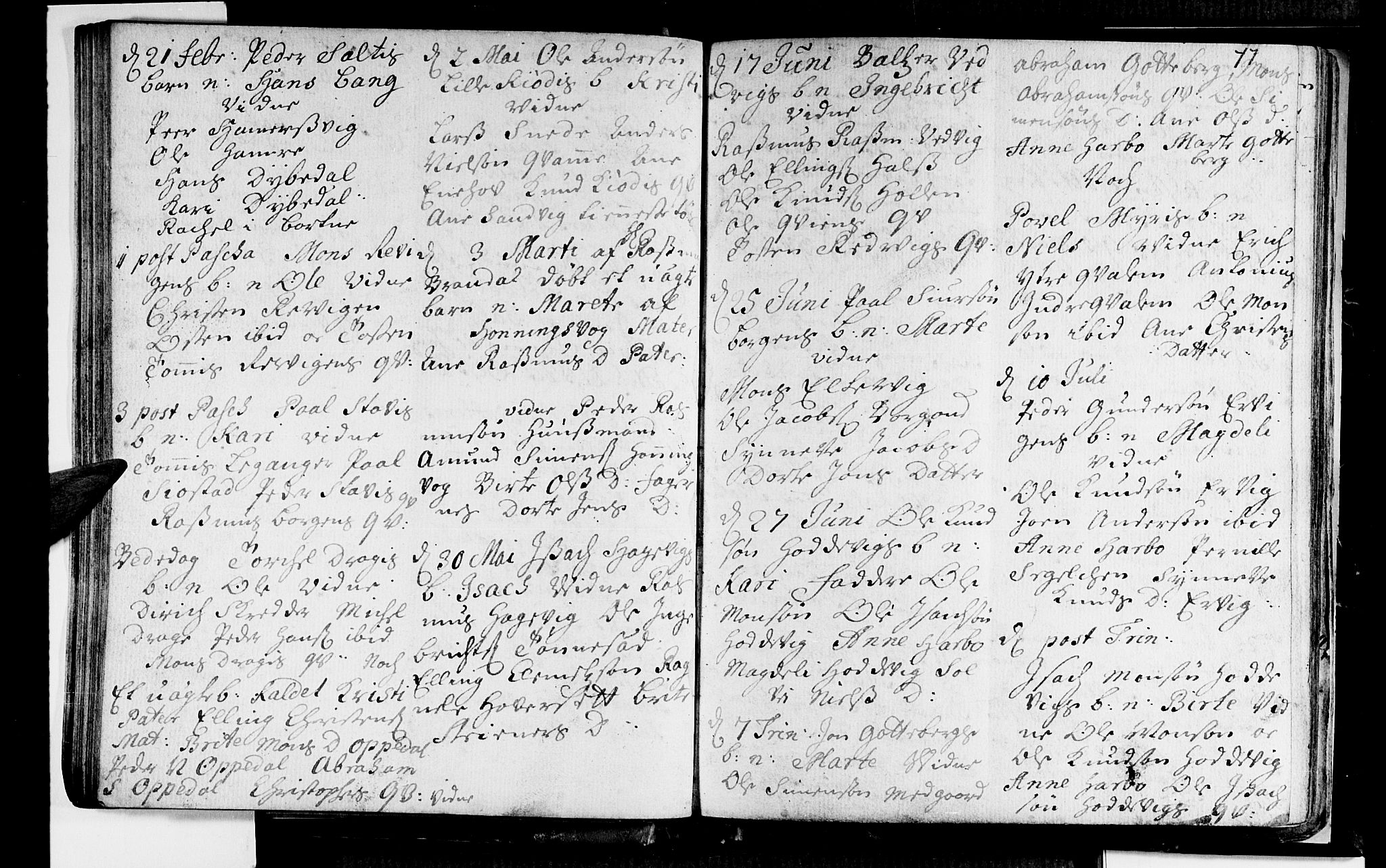 Selje sokneprestembete, SAB/A-99938/H/Ha/Haa/Haaa: Parish register (official) no. A 2, 1704-1715, p. 47