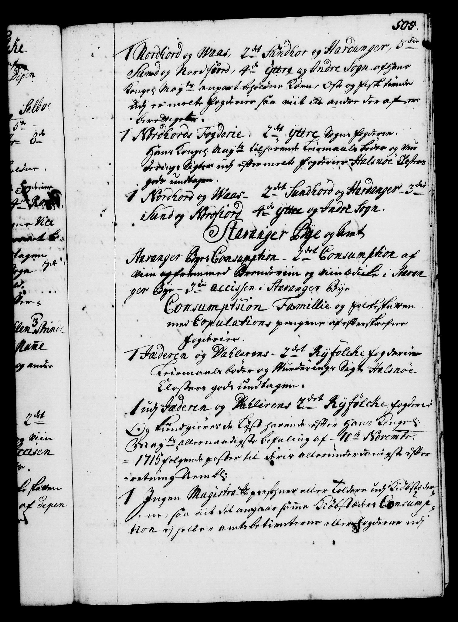 Rentekammeret, Kammerkanselliet, RA/EA-3111/G/Gg/Gga/L0001: Norsk ekspedisjonsprotokoll med register (merket RK 53.1), 1720-1723, p. 505
