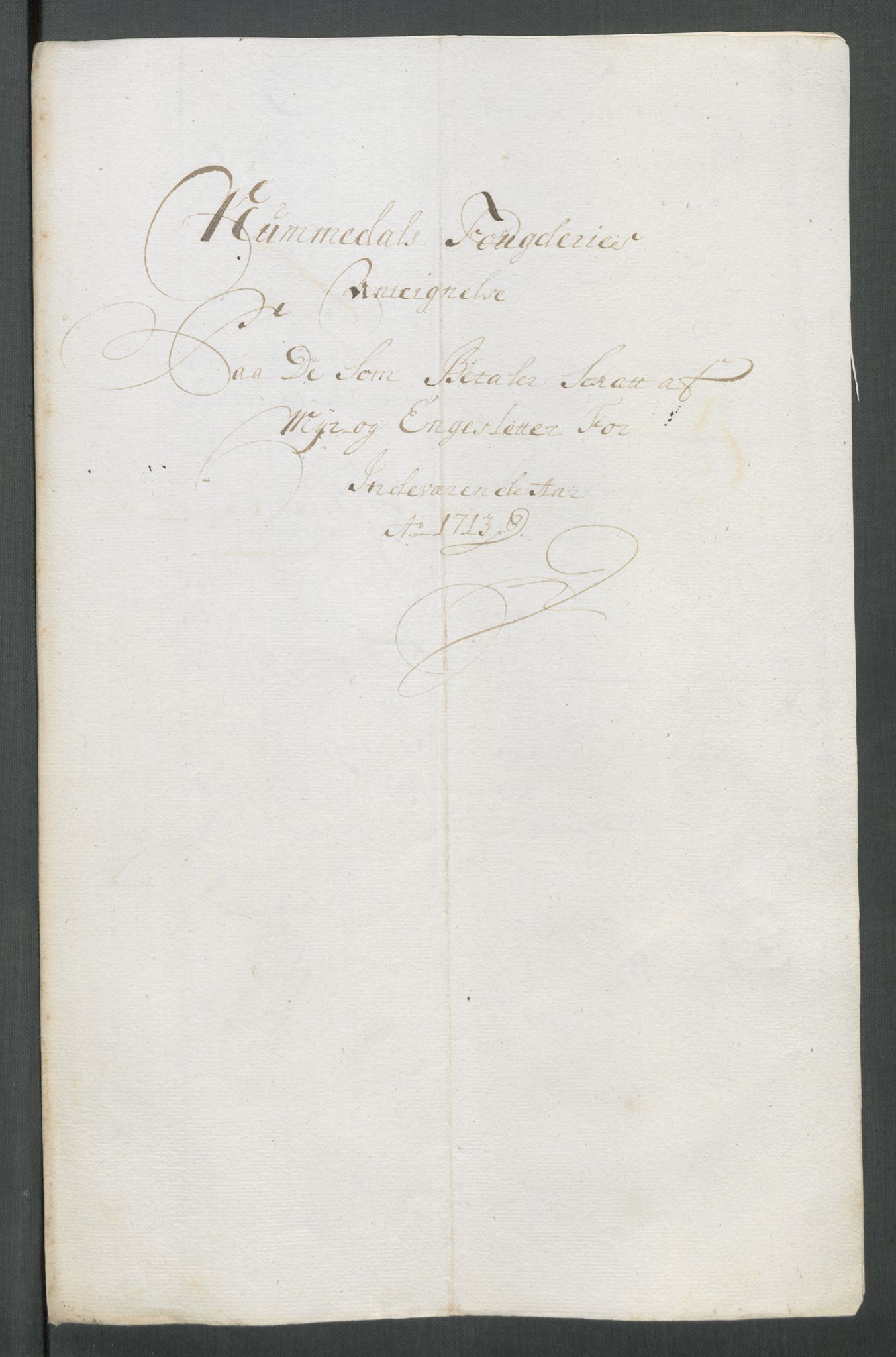 Rentekammeret inntil 1814, Reviderte regnskaper, Fogderegnskap, RA/EA-4092/R64/L4434: Fogderegnskap Namdal, 1713, p. 114