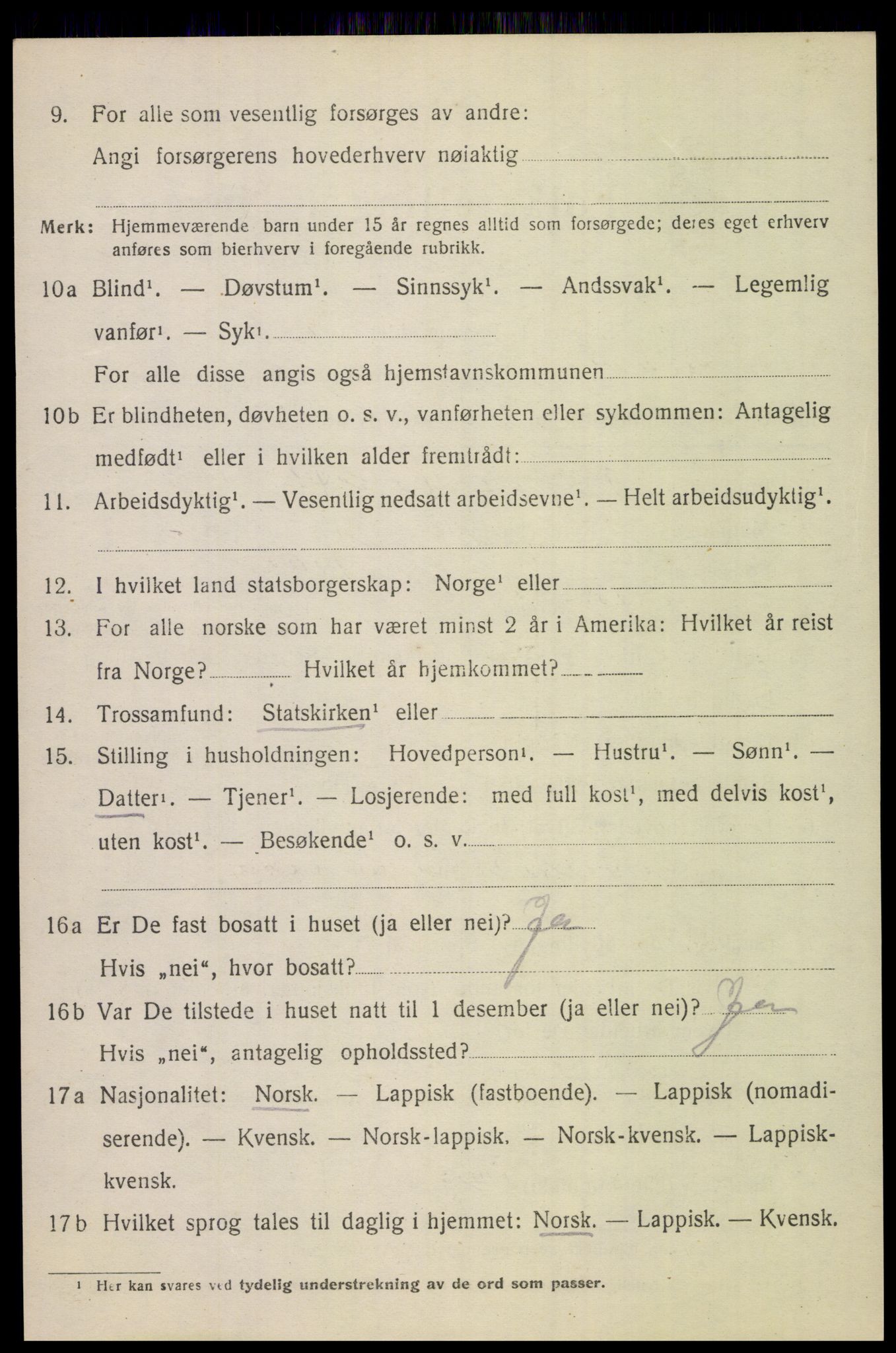 SAT, 1920 census for Bodin, 1920, p. 6763