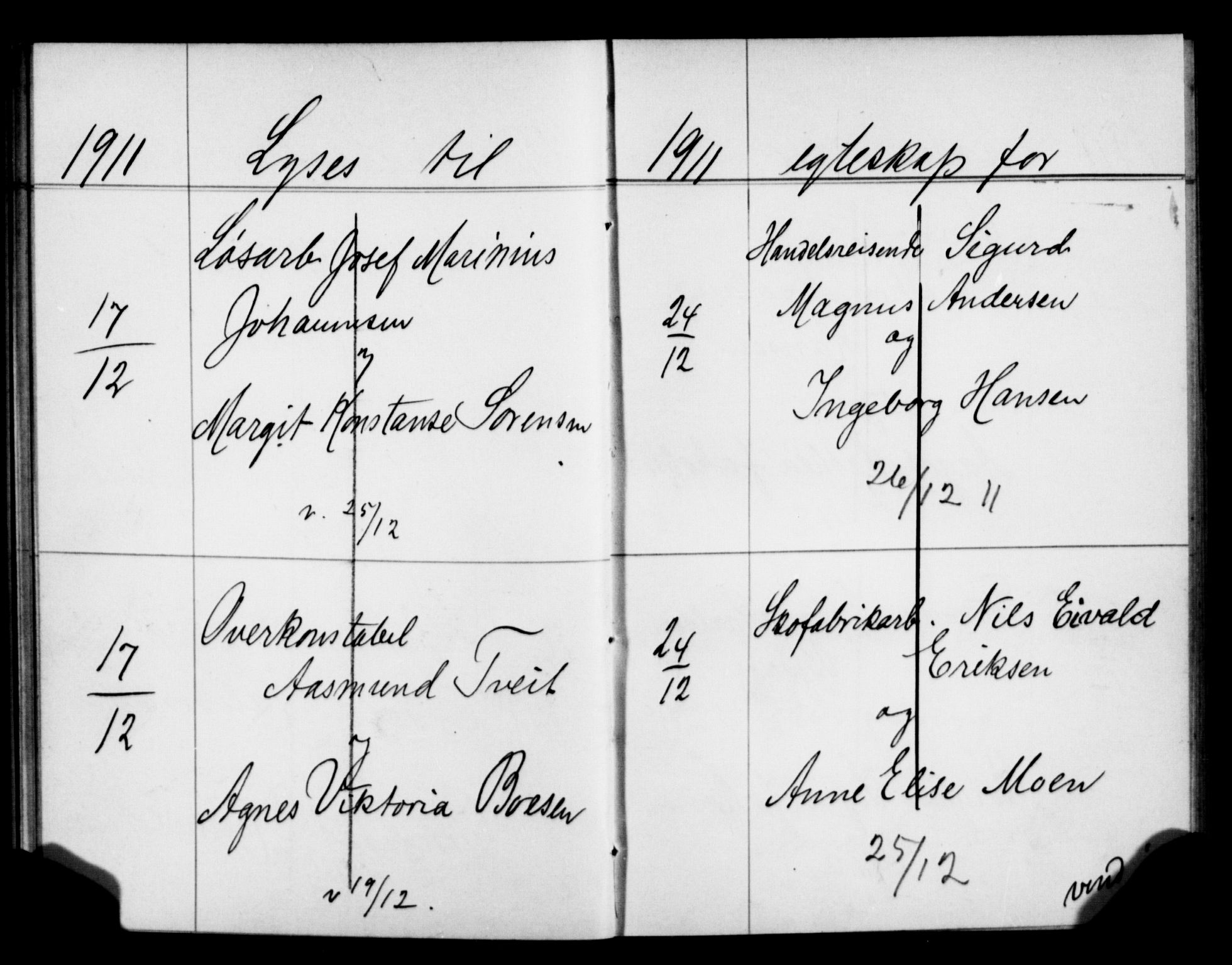 Strømsø kirkebøker, SAKO/A-246/H/Ha/L0013: Banns register no. 13, 1910-1913