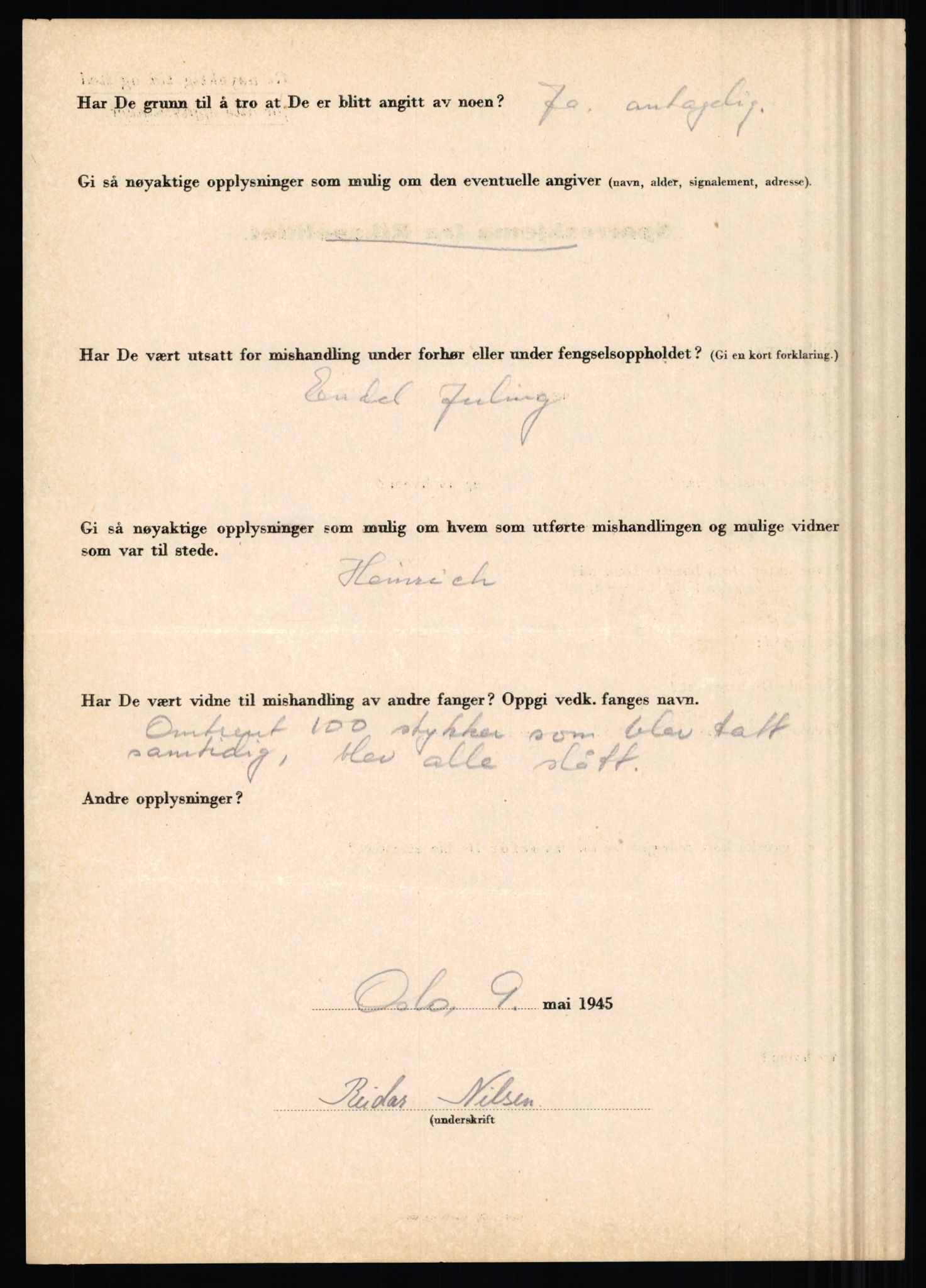 Rikspolitisjefen, AV/RA-S-1560/L/L0012: Mogensen, Øivind - Noraas, Lars, 1940-1945, p. 825