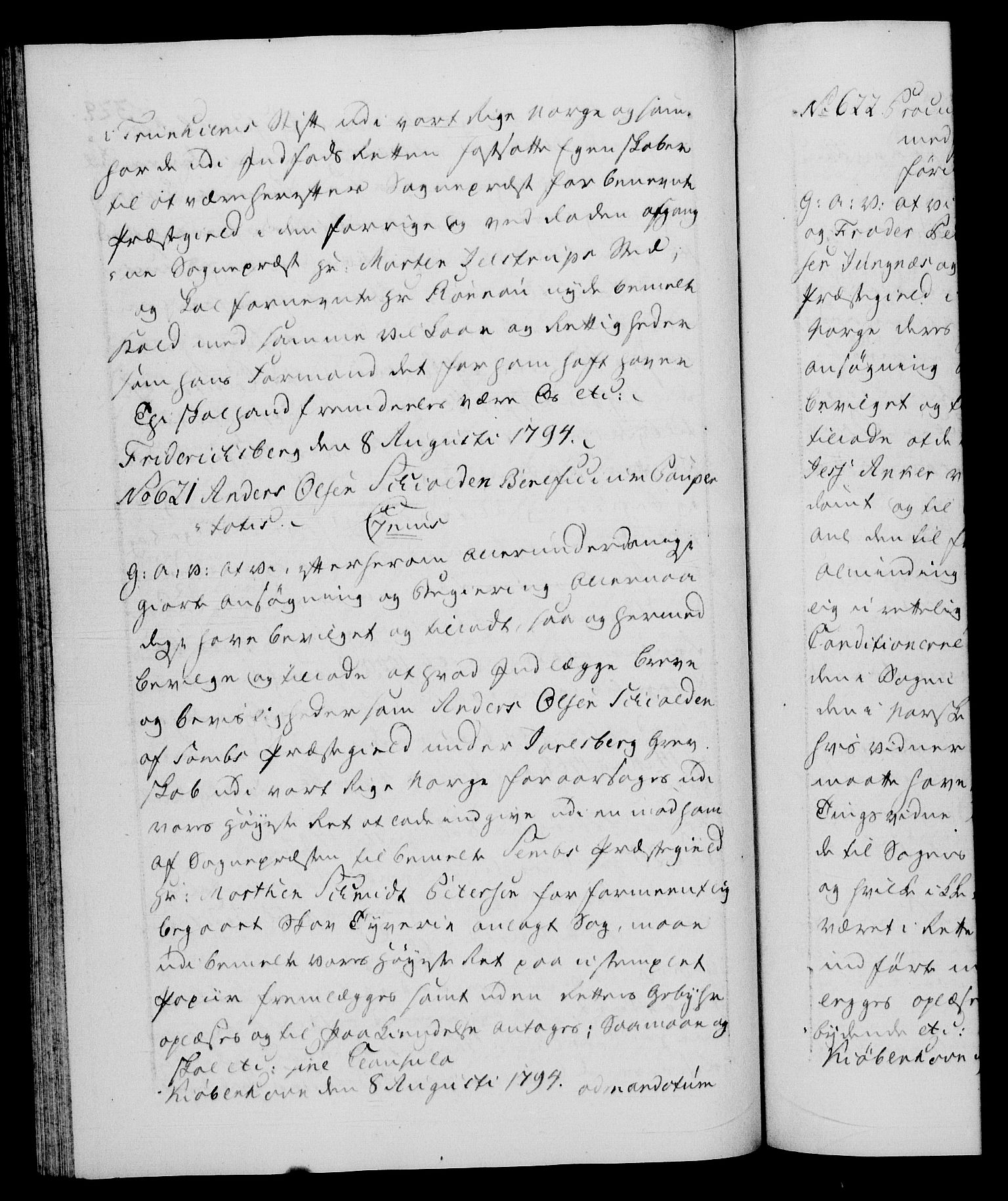 Danske Kanselli 1572-1799, AV/RA-EA-3023/F/Fc/Fca/Fcaa/L0055: Norske registre, 1794, p. 329b