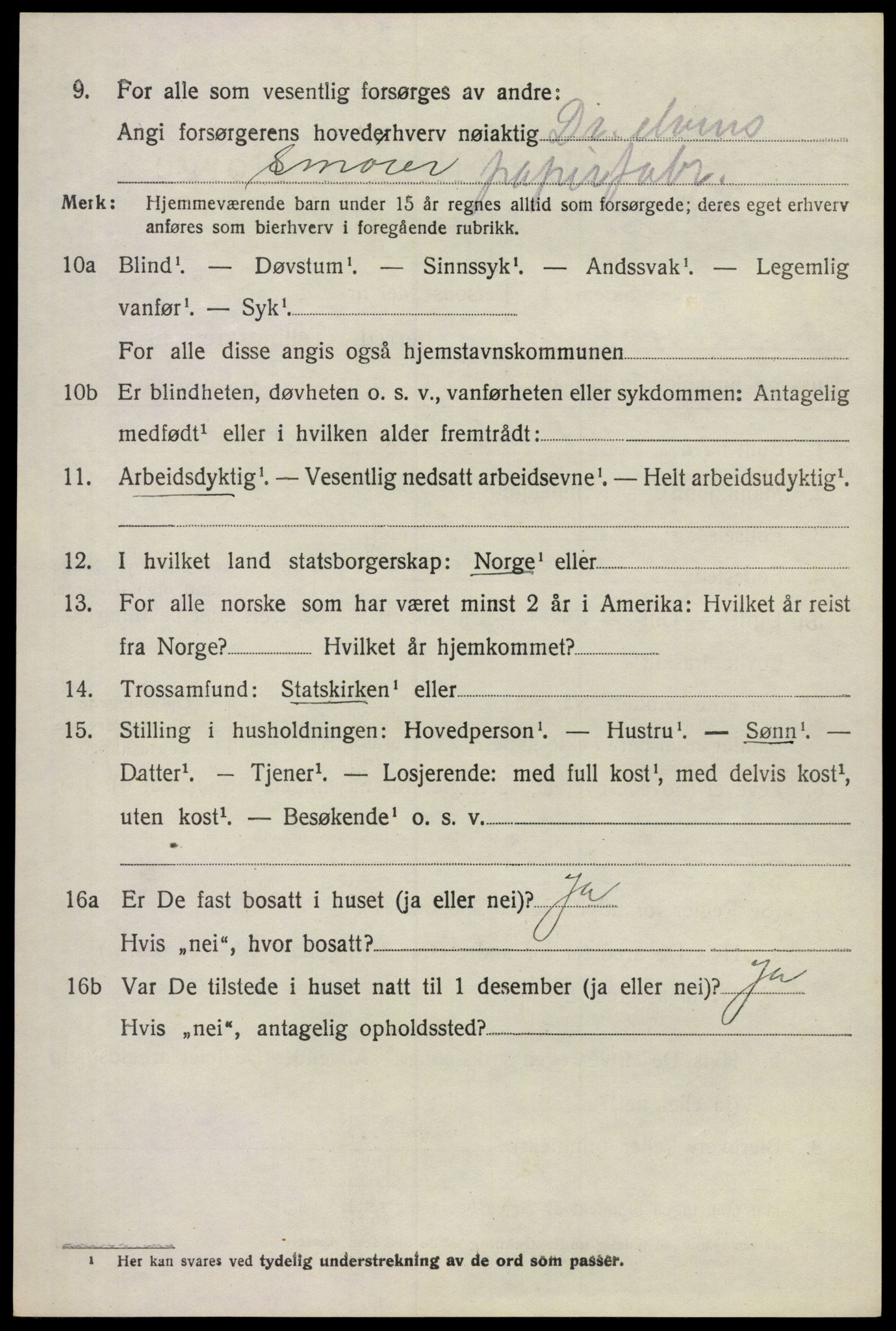 SAKO, 1920 census for Modum, 1920, p. 9028