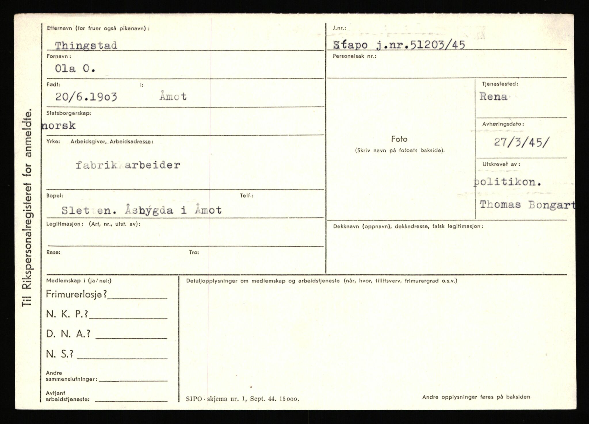 Statspolitiet - Hovedkontoret / Osloavdelingen, AV/RA-S-1329/C/Ca/L0015: Svea - Tøsse, 1943-1945, p. 2392