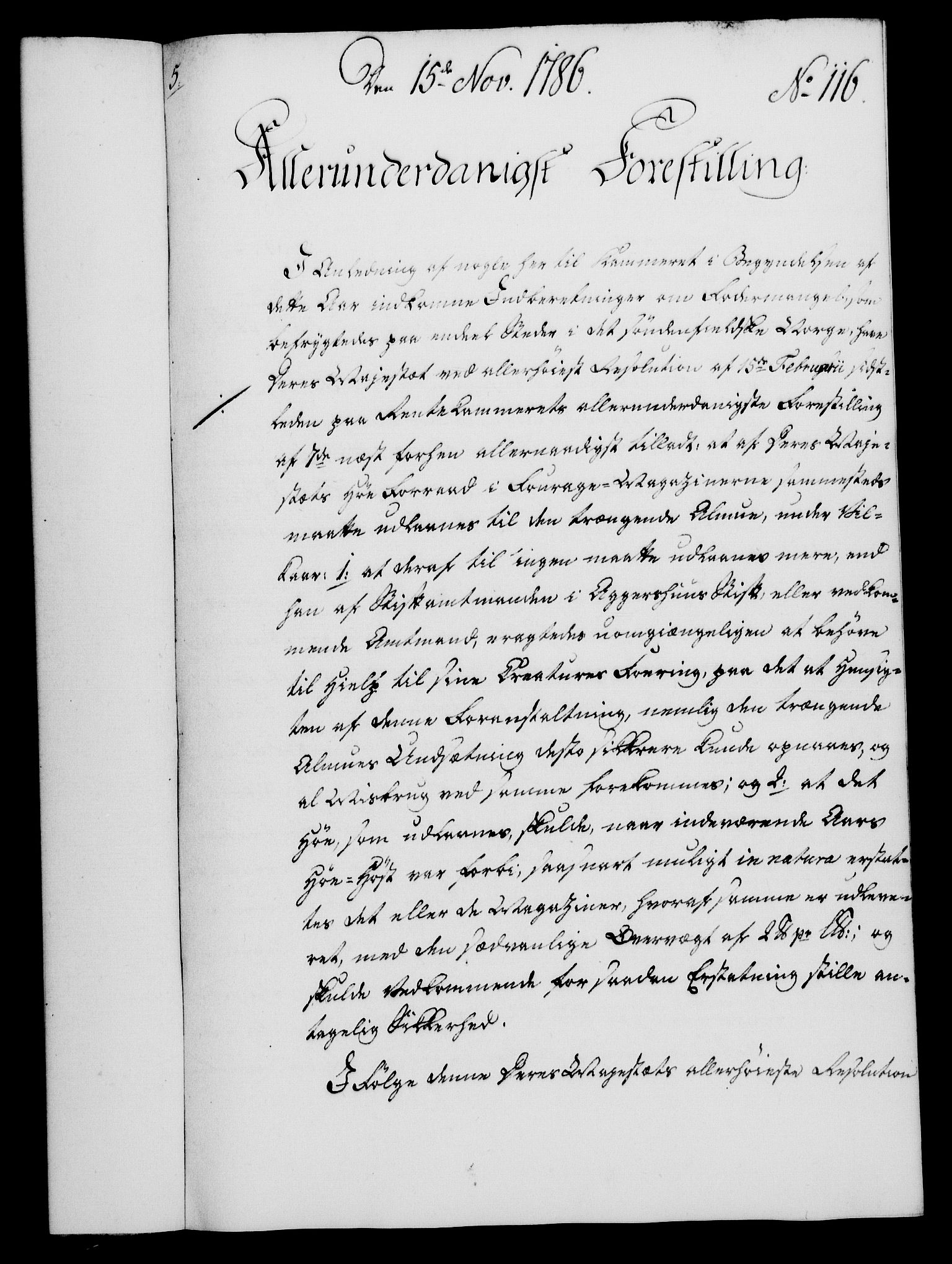 Rentekammeret, Kammerkanselliet, RA/EA-3111/G/Gf/Gfa/L0068: Norsk relasjons- og resolusjonsprotokoll (merket RK 52.68), 1786, p. 979