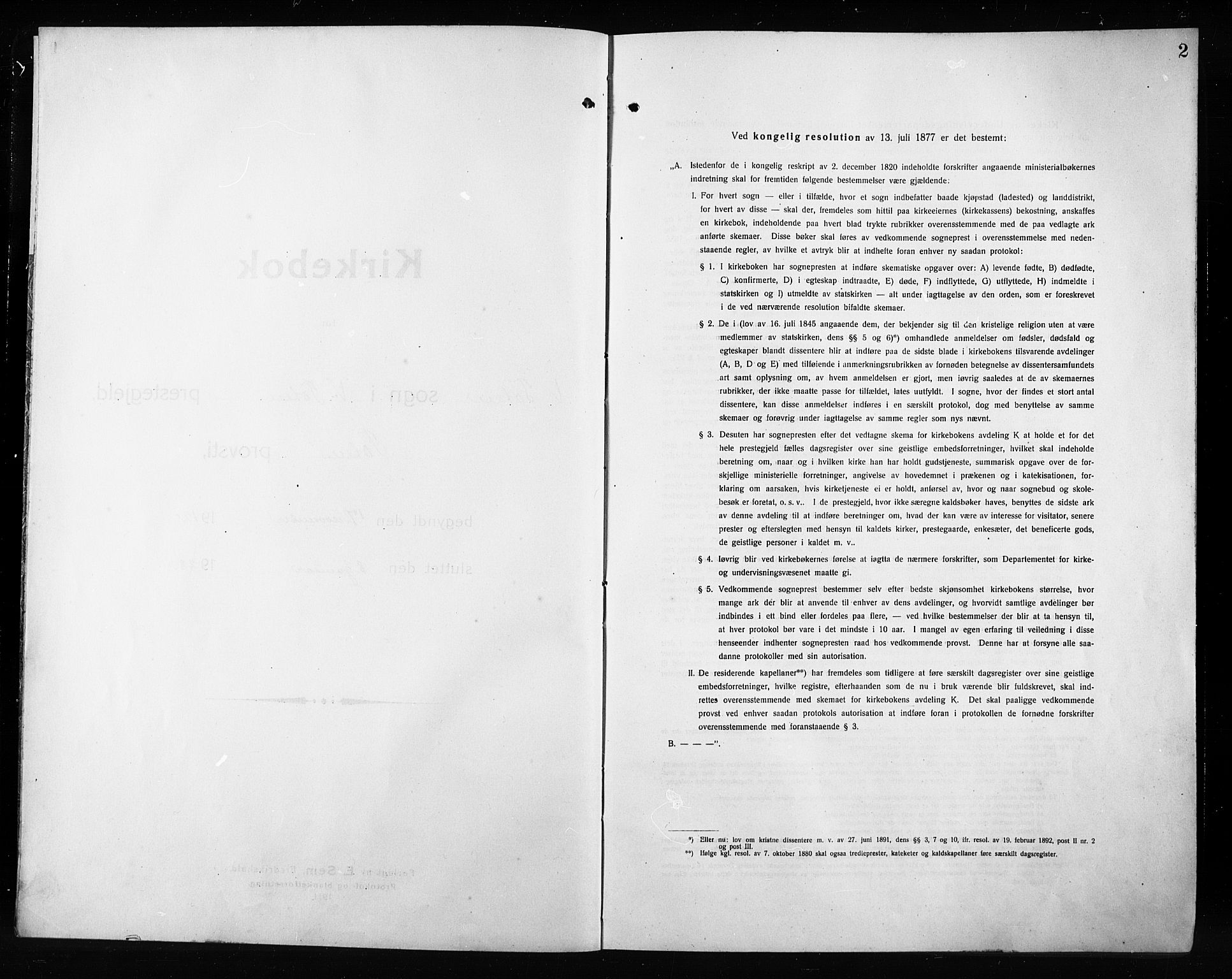 Vestre Toten prestekontor, SAH/PREST-108/H/Ha/Hab/L0012: Parish register (copy) no. 12, 1909-1928, p. 2