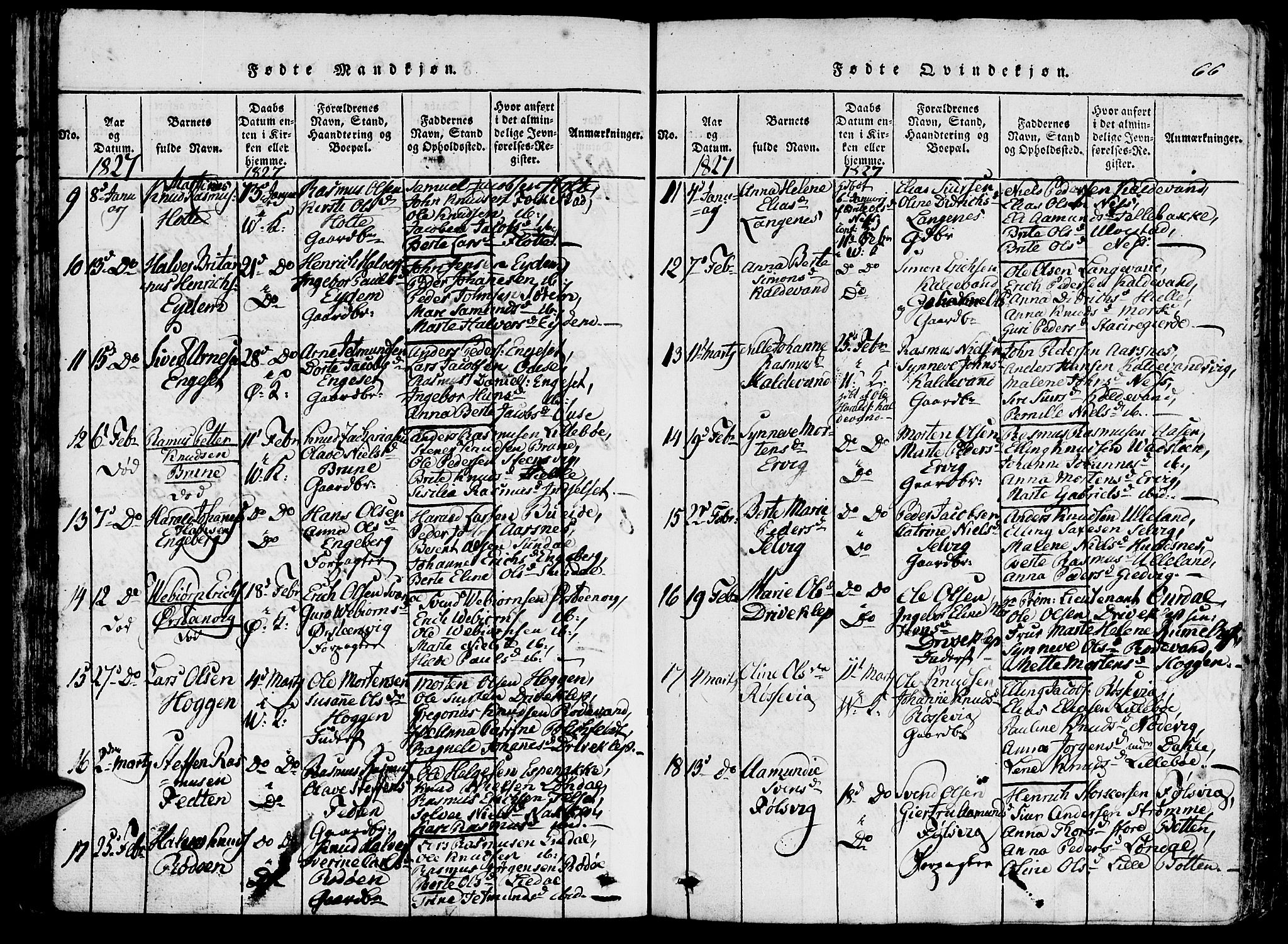 Ministerialprotokoller, klokkerbøker og fødselsregistre - Møre og Romsdal, AV/SAT-A-1454/511/L0138: Parish register (official) no. 511A05, 1817-1832, p. 66