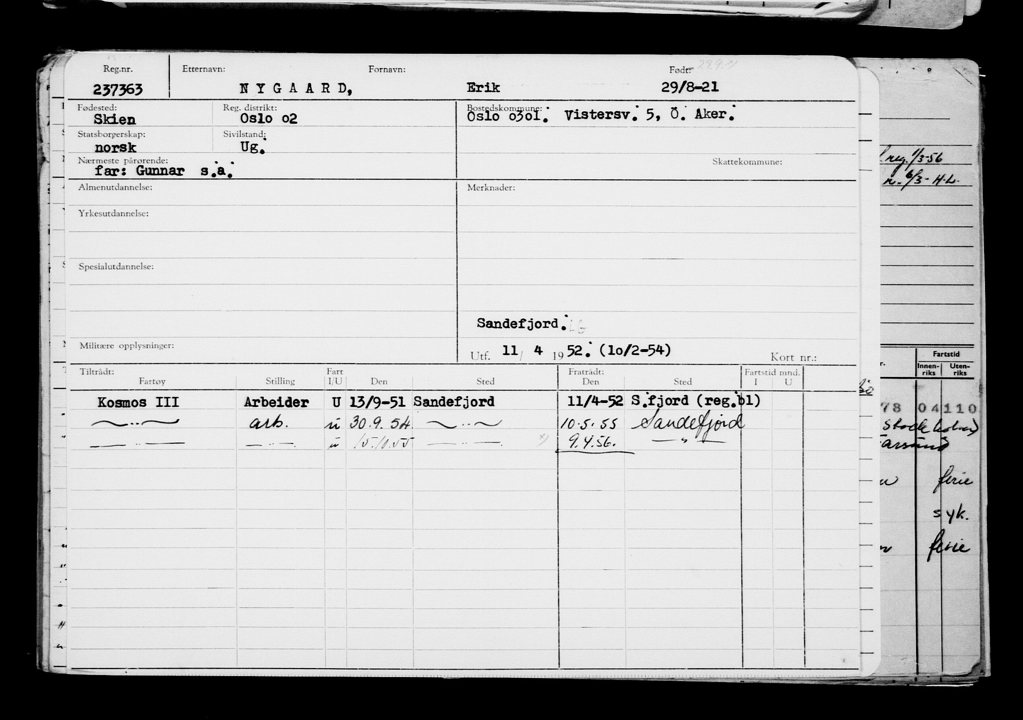 Direktoratet for sjømenn, AV/RA-S-3545/G/Gb/L0197: Hovedkort, 1921, p. 422