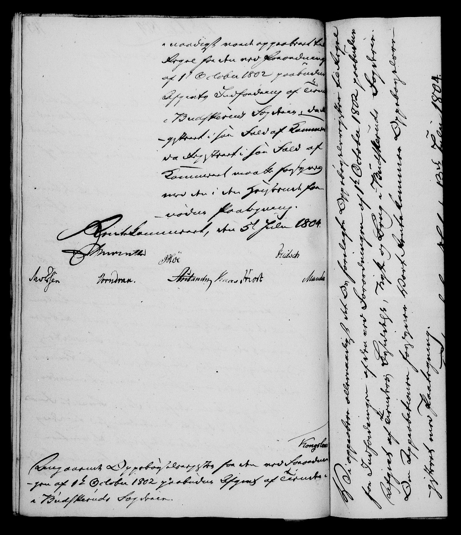 Rentekammeret, Kammerkanselliet, RA/EA-3111/G/Gf/Gfa/L0086: Norsk relasjons- og resolusjonsprotokoll (merket RK 52.86), 1804, p. 621