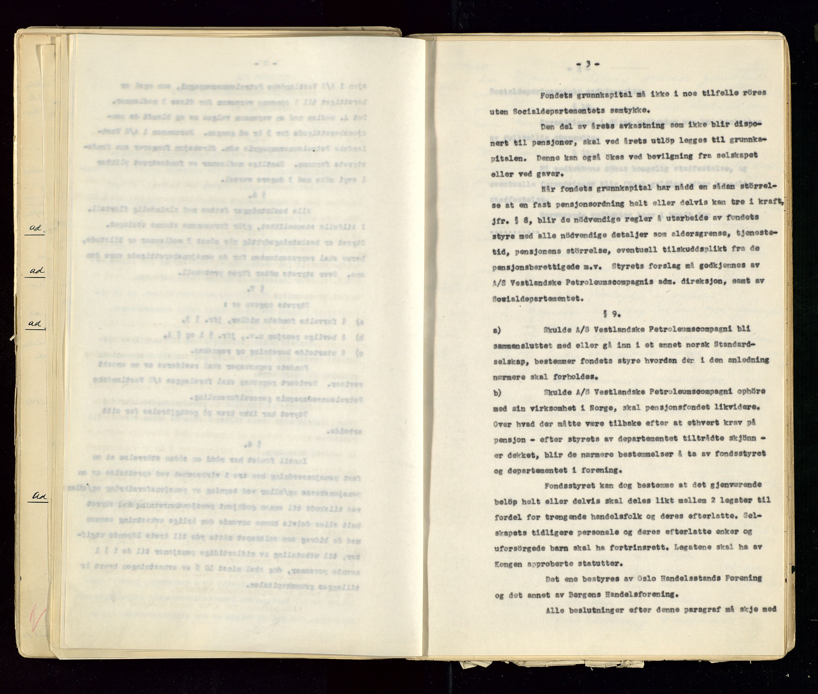 PA 1533 - A/S Vestlandske Petroleumscompani, AV/SAST-A-101953/A/Aa/L0001/0001: Generalforsamlinger og styreprotokoller / Styre- og generalforsamlingsprotokoll, 1890-1953, p. 125