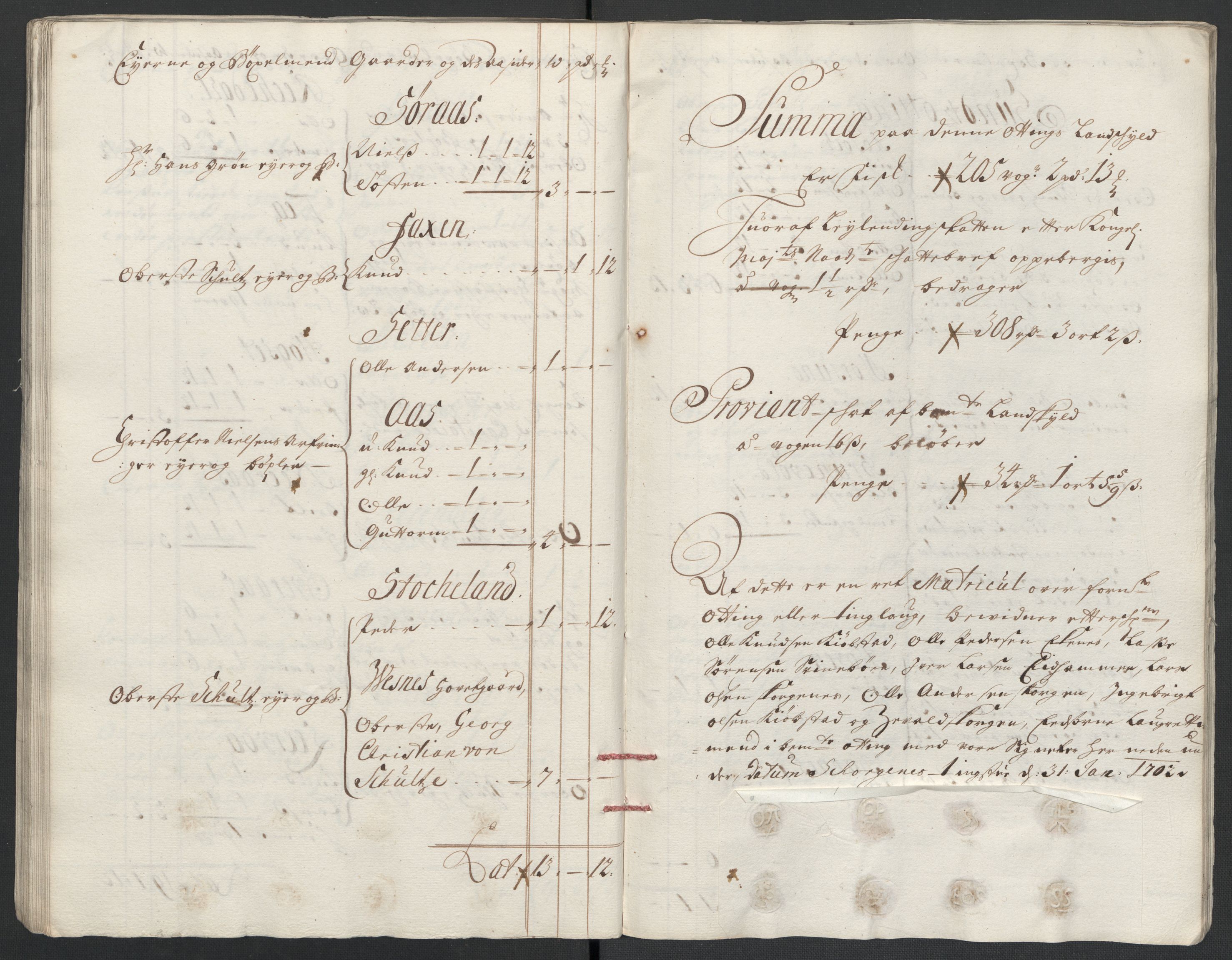 Rentekammeret inntil 1814, Reviderte regnskaper, Fogderegnskap, RA/EA-4092/R55/L3655: Fogderegnskap Romsdal, 1701-1702, p. 52