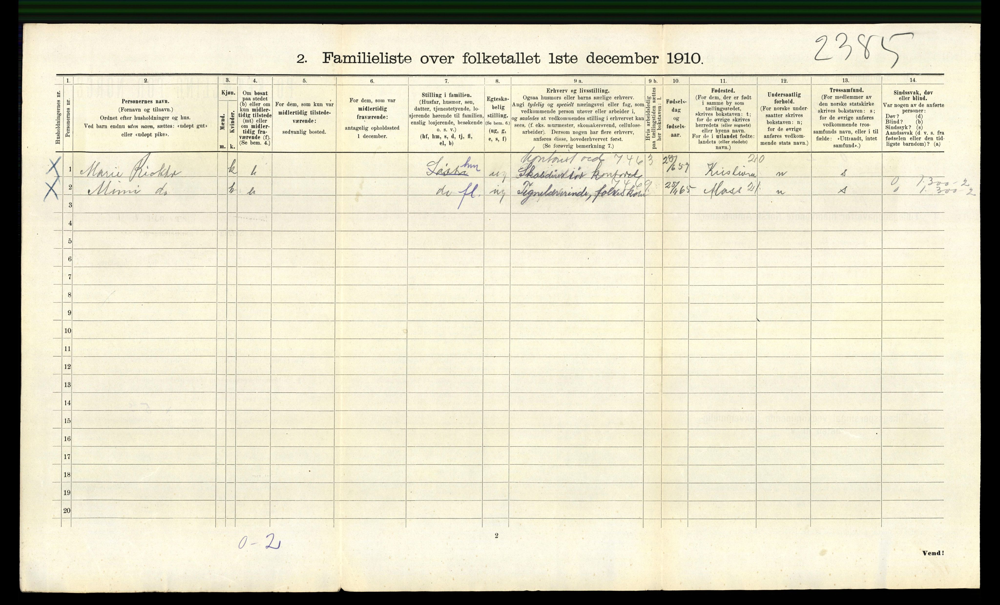 RA, 1910 census for Bergen, 1910, p. 3228