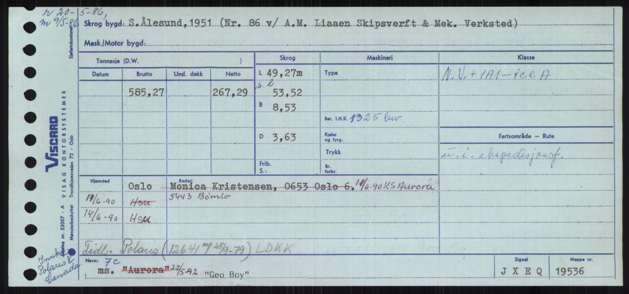 Sjøfartsdirektoratet med forløpere, Skipsmålingen, RA/S-1627/H/Ha/L0002/0002: Fartøy, Eik-Hill / Fartøy, G-Hill, p. 75