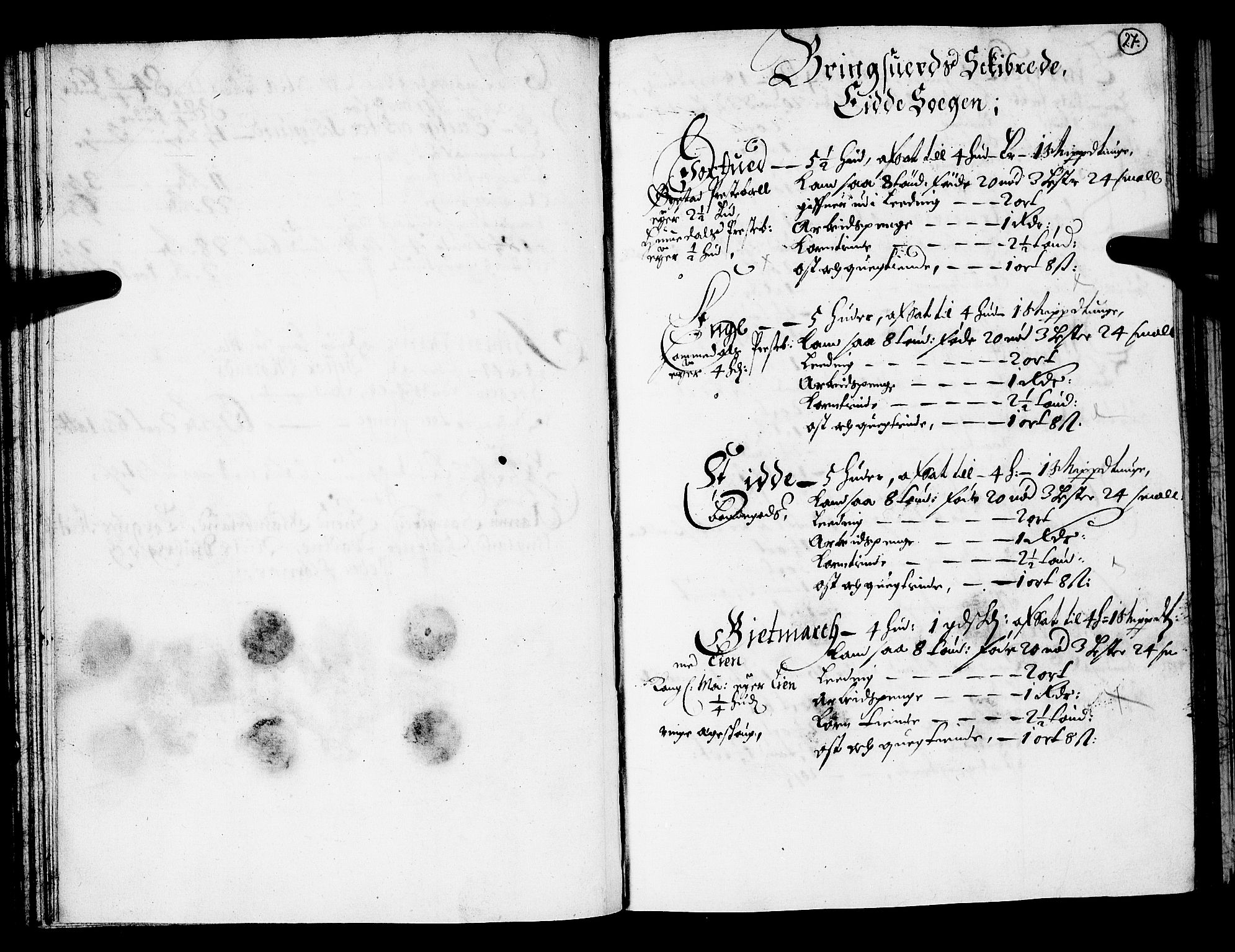 Rentekammeret inntil 1814, Realistisk ordnet avdeling, RA/EA-4070/N/Nb/Nba/L0028: Nedenes len, 1668, p. 26b-27a