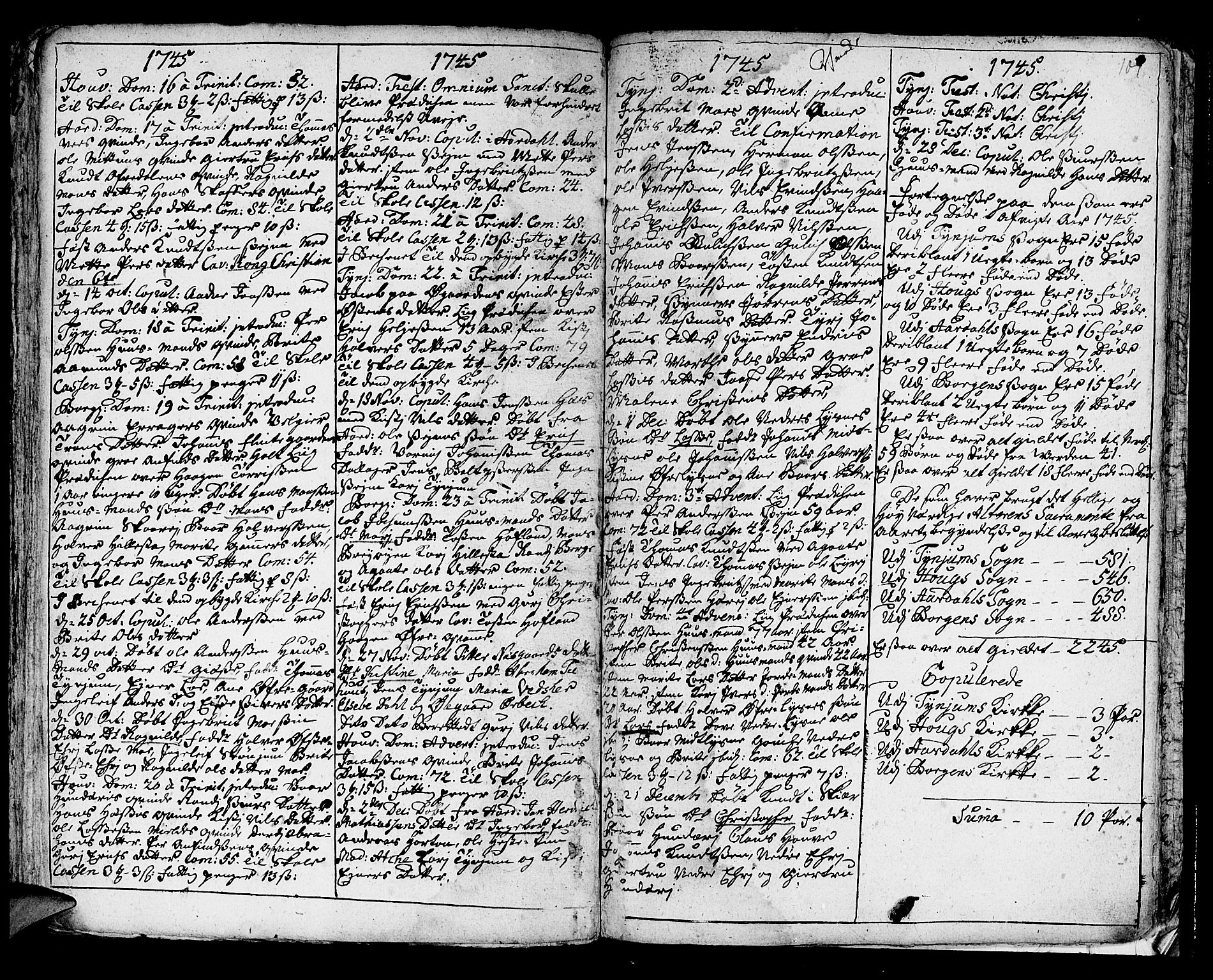 Lærdal sokneprestembete, AV/SAB-A-81201: Parish register (official) no. A 1, 1711-1752, p. 101