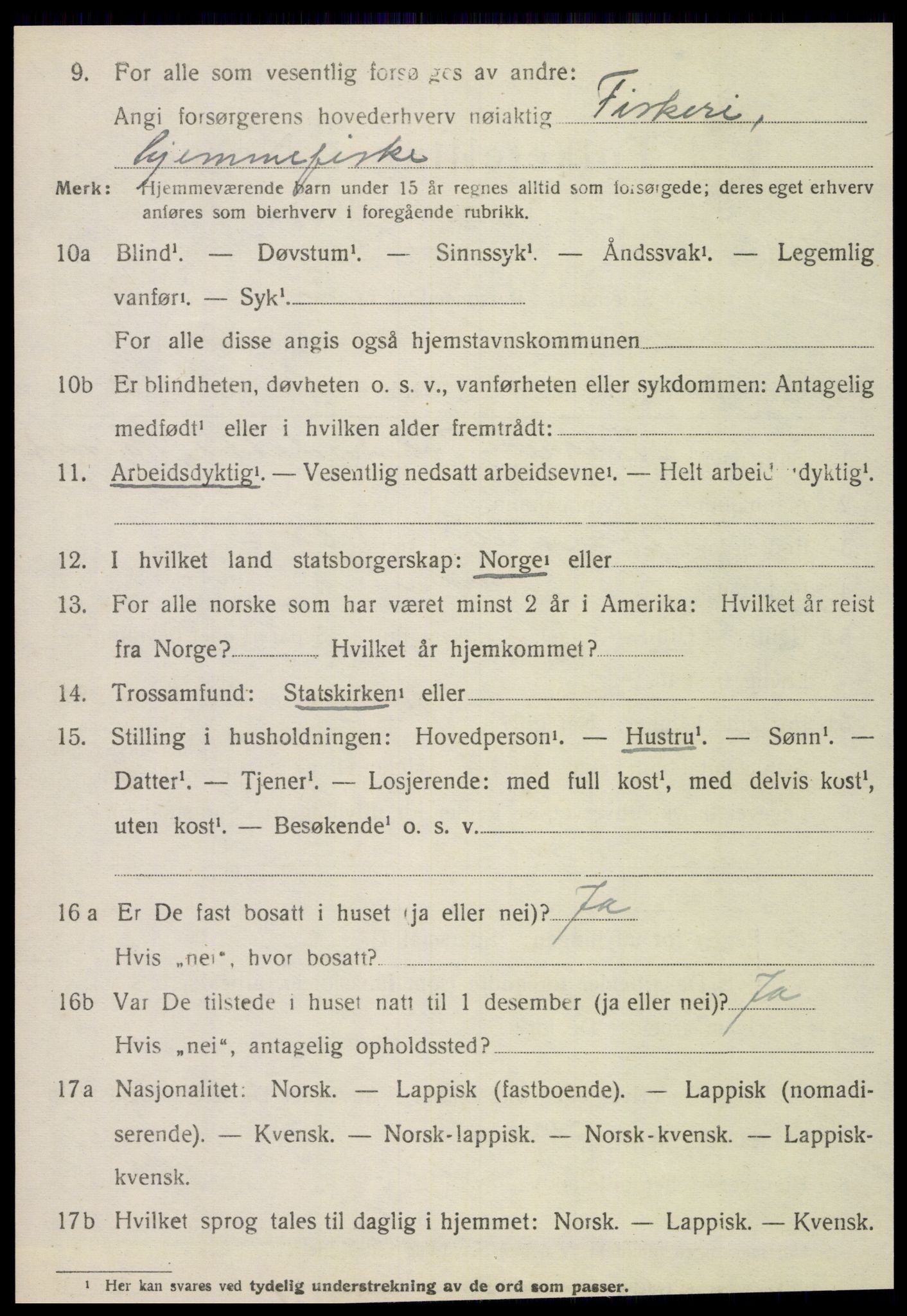 SAT, 1920 census for Verran, 1920, p. 1513