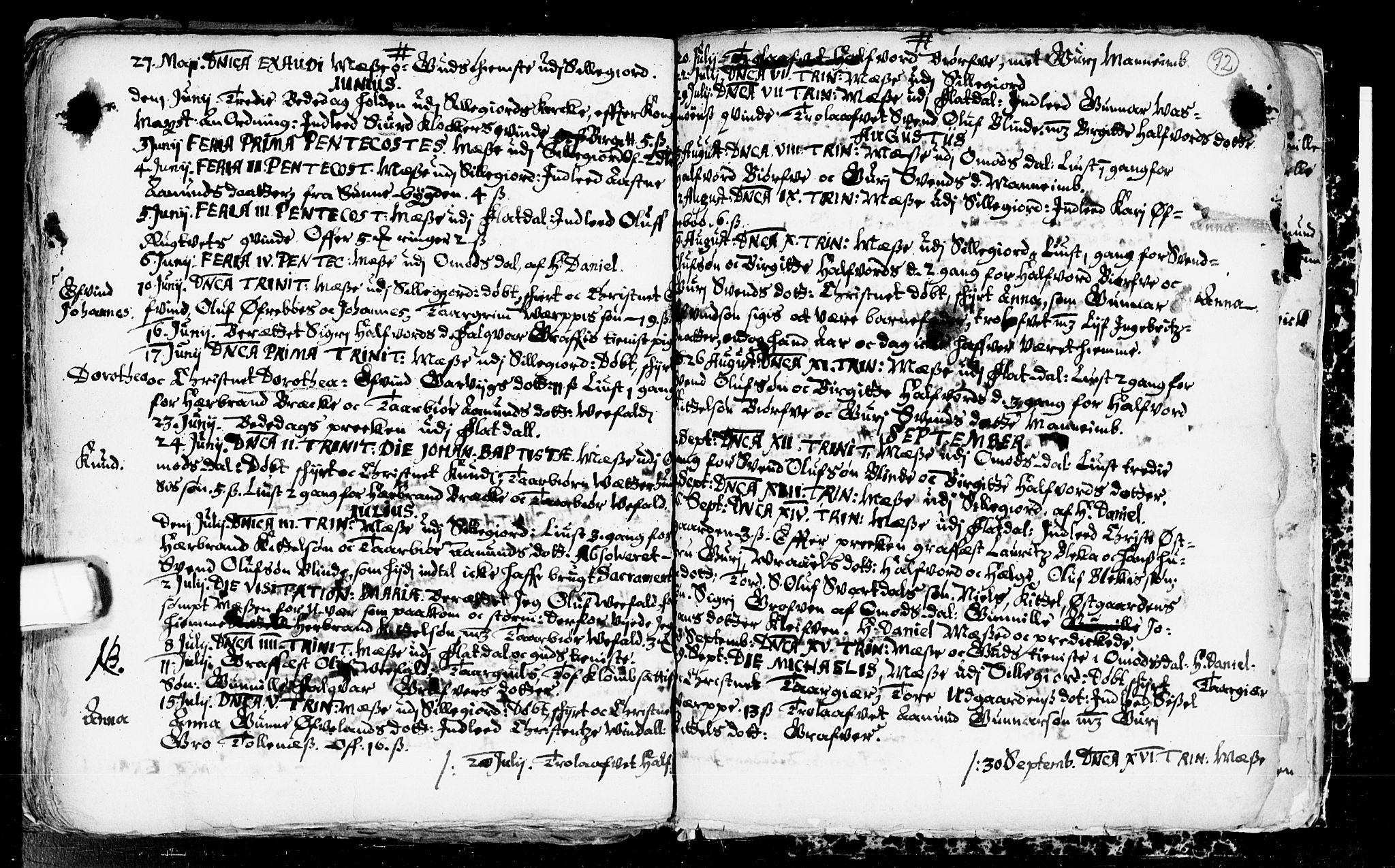 Seljord kirkebøker, SAKO/A-20/F/Fa/L0001: Parish register (official) no. I 1, 1654-1686, p. 92
