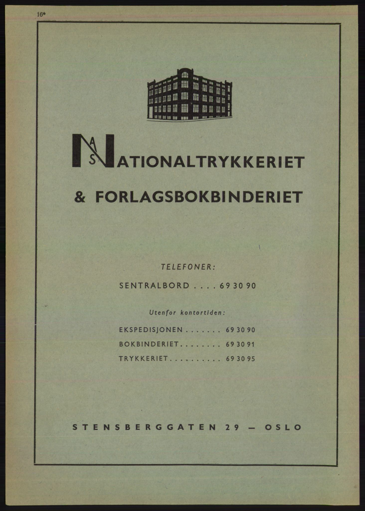 Kristiania/Oslo adressebok, PUBL/-, 1950