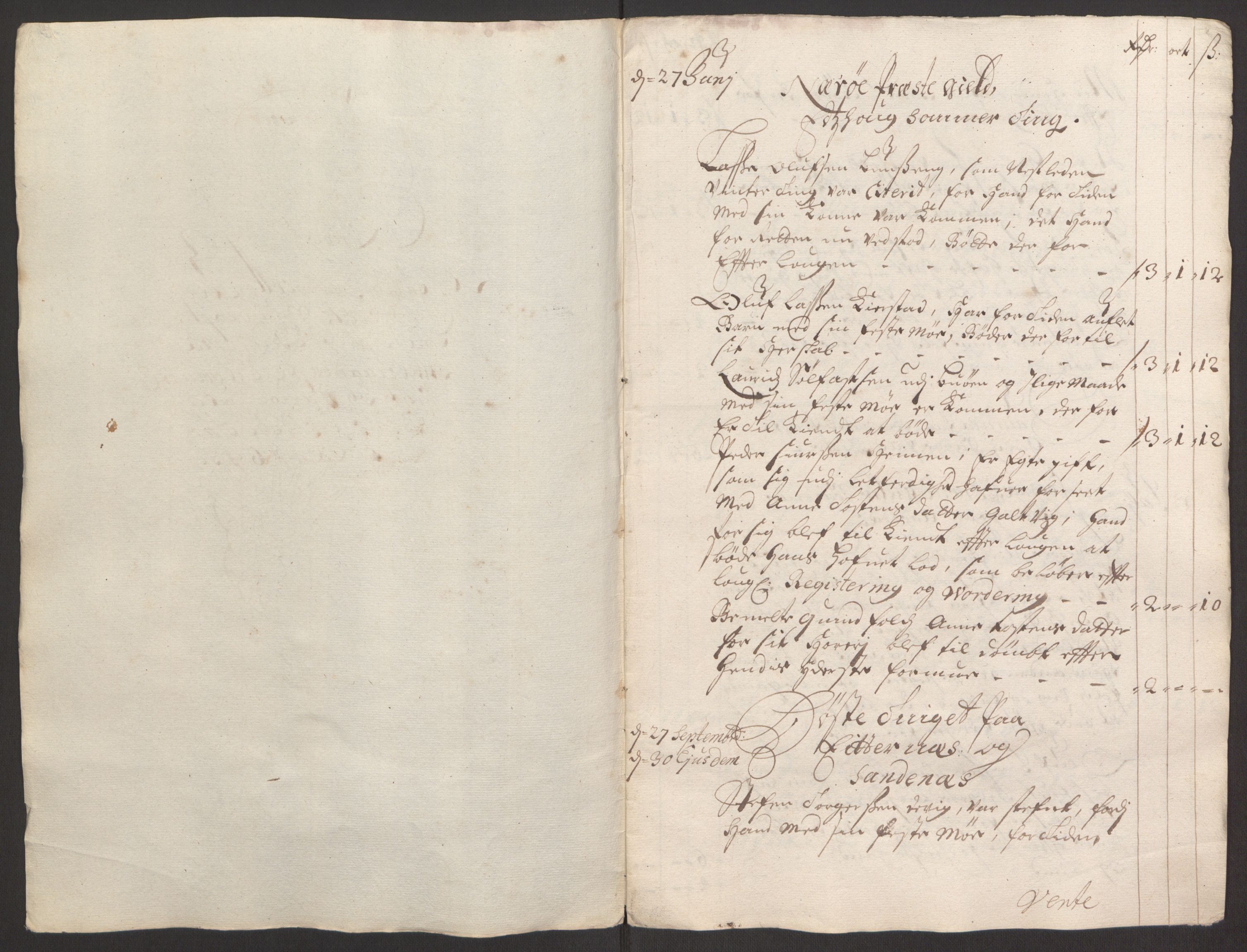 Rentekammeret inntil 1814, Reviderte regnskaper, Fogderegnskap, RA/EA-4092/R64/L4424: Fogderegnskap Namdal, 1692-1695, p. 508