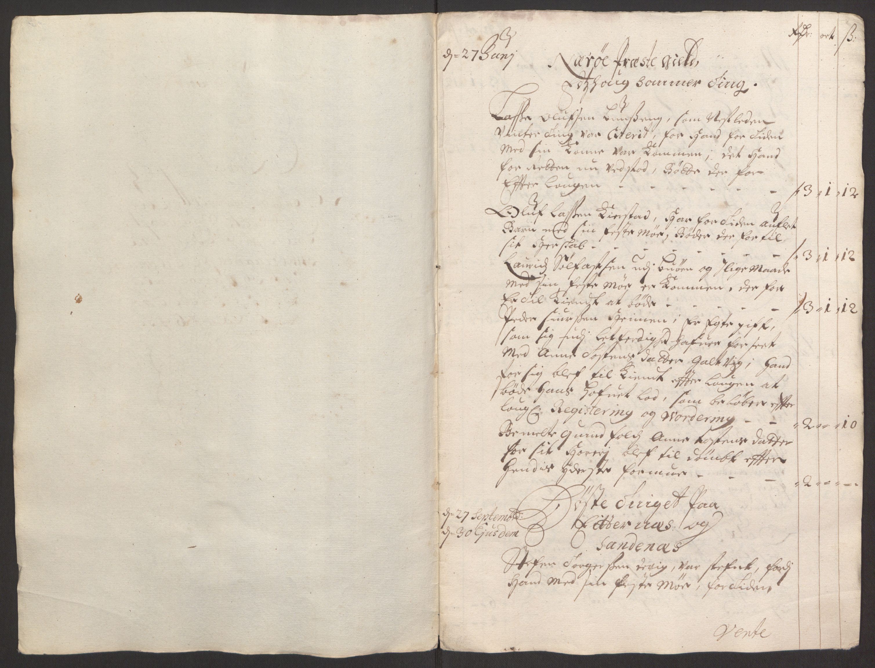 Rentekammeret inntil 1814, Reviderte regnskaper, Fogderegnskap, AV/RA-EA-4092/R64/L4424: Fogderegnskap Namdal, 1692-1695, p. 508