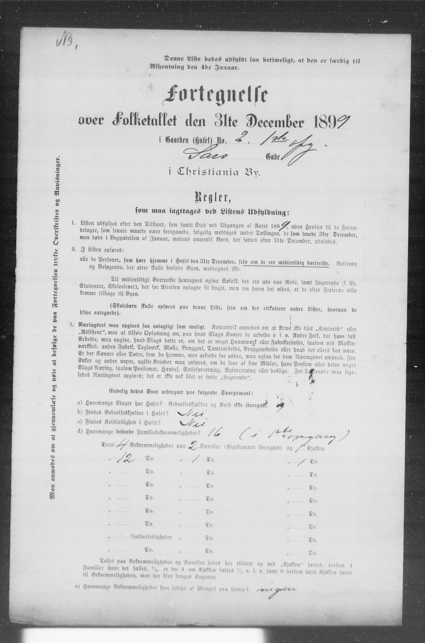 OBA, Municipal Census 1899 for Kristiania, 1899, p. 11762