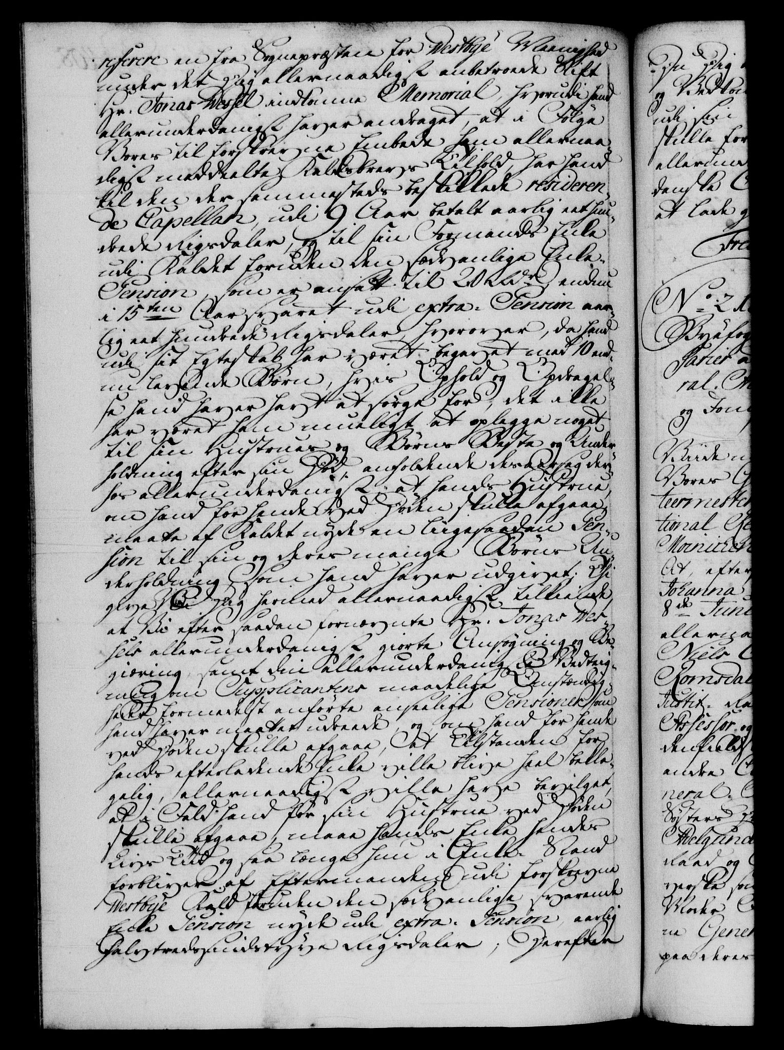 Danske Kanselli 1572-1799, AV/RA-EA-3023/F/Fc/Fca/Fcab/L0037: Norske tegnelser, 1762-1766, p. 408b