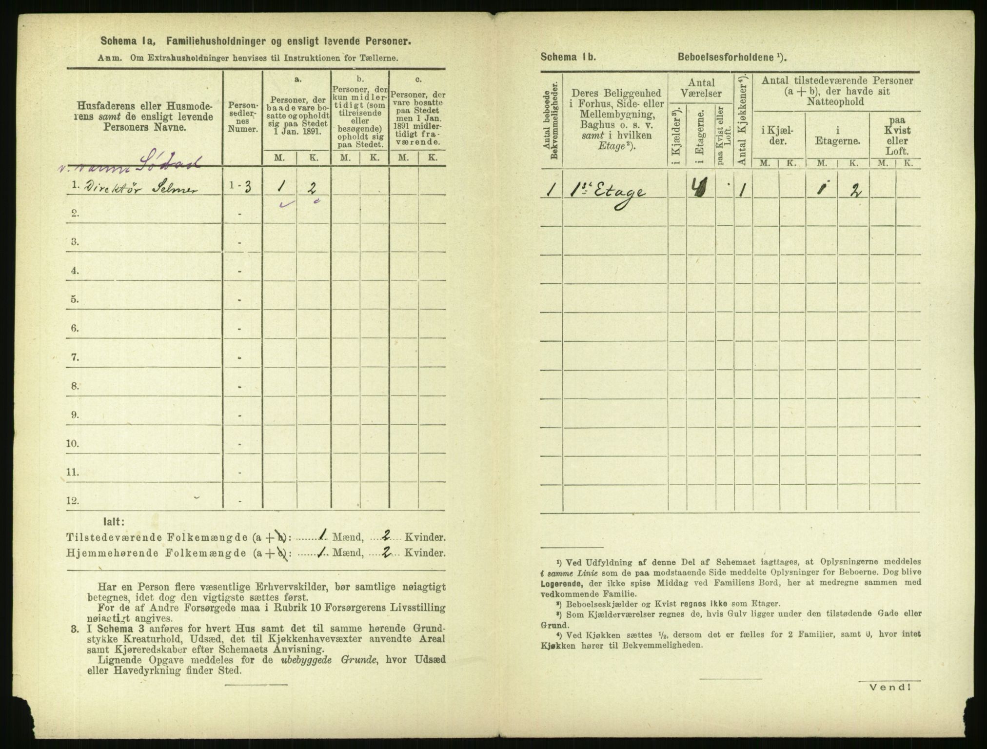 RA, 1891 census for 0301 Kristiania, 1891, p. 39612